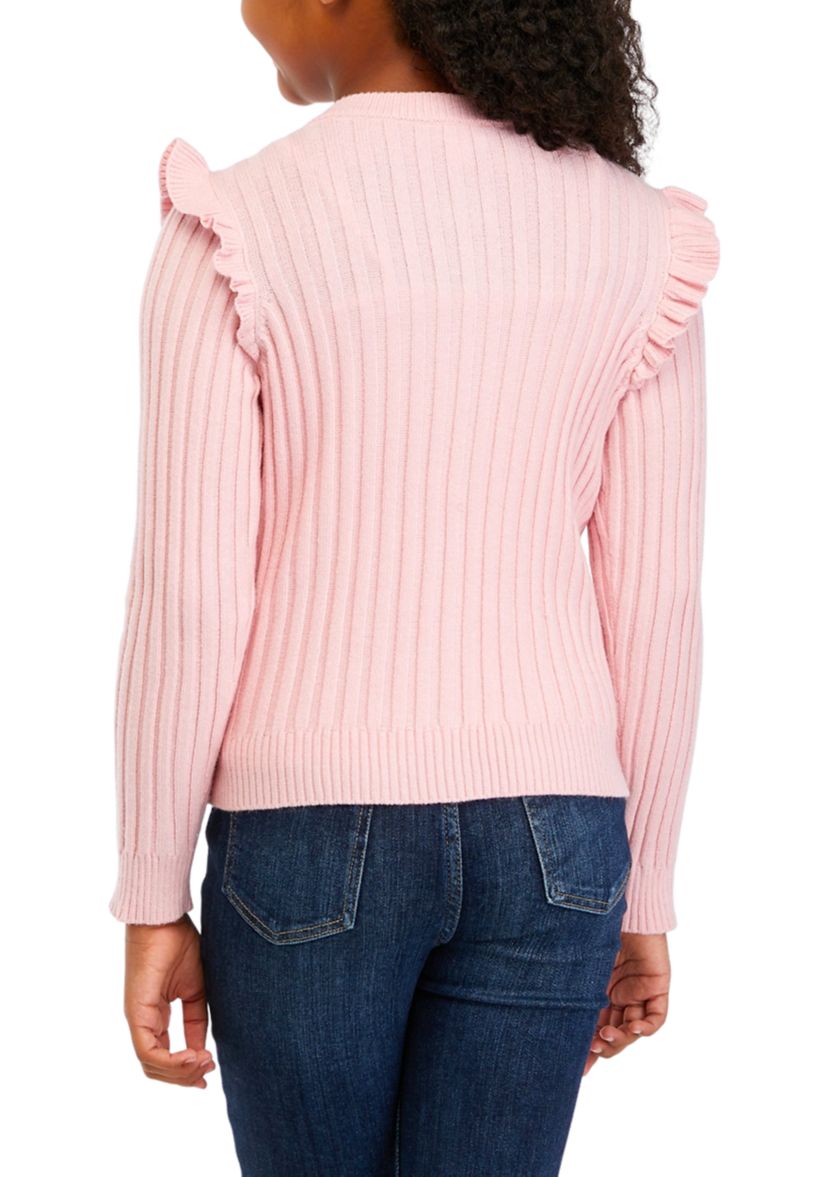 Girls 7-16 Sweater Knit Cardigan