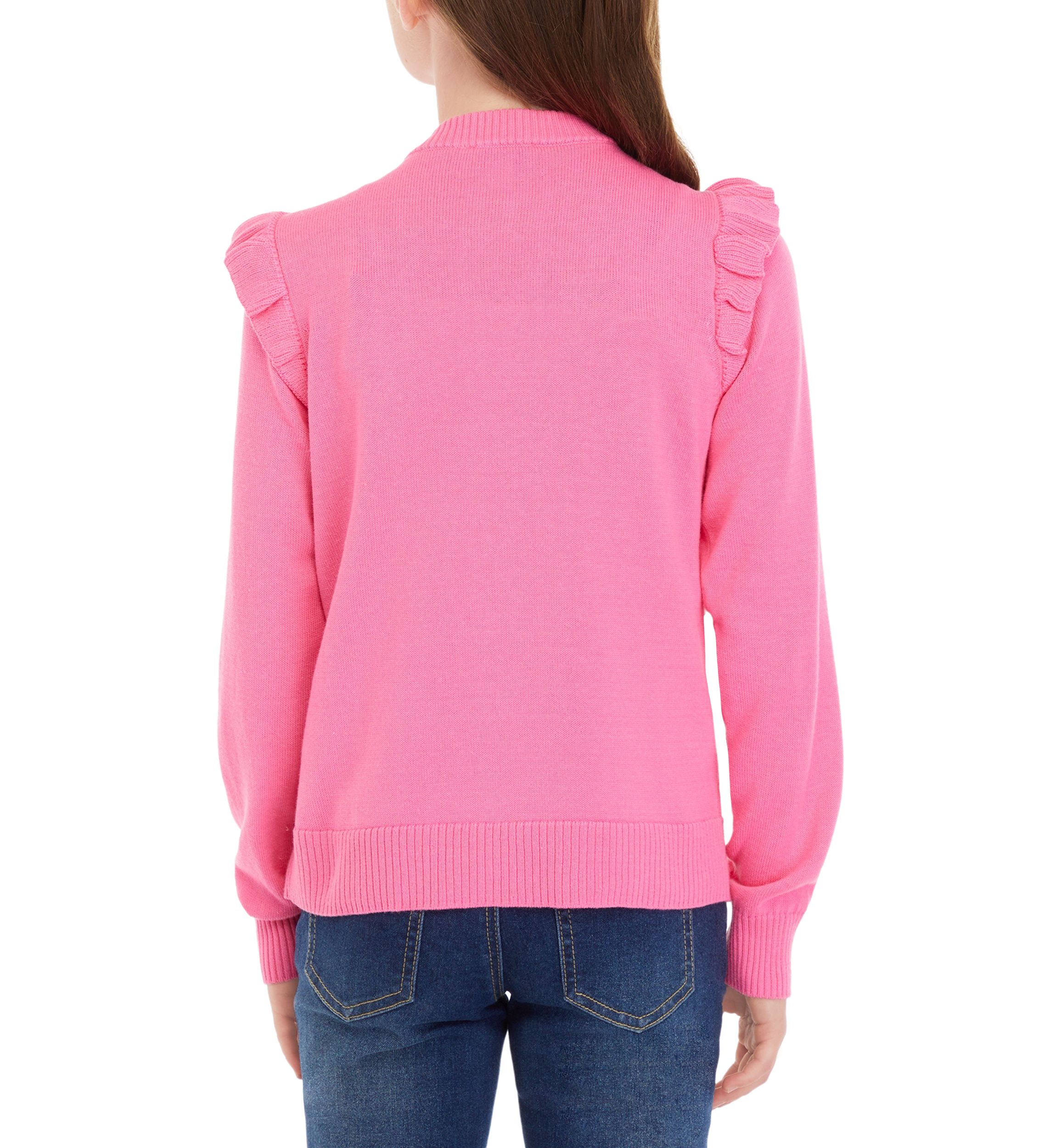Girls 7-16 Long Sleeve Cardigan