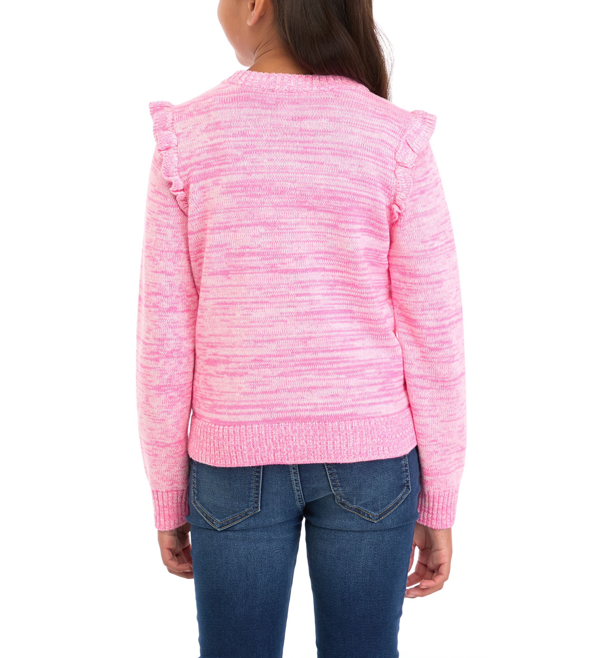 Girls 7-16 Marled Cardigan