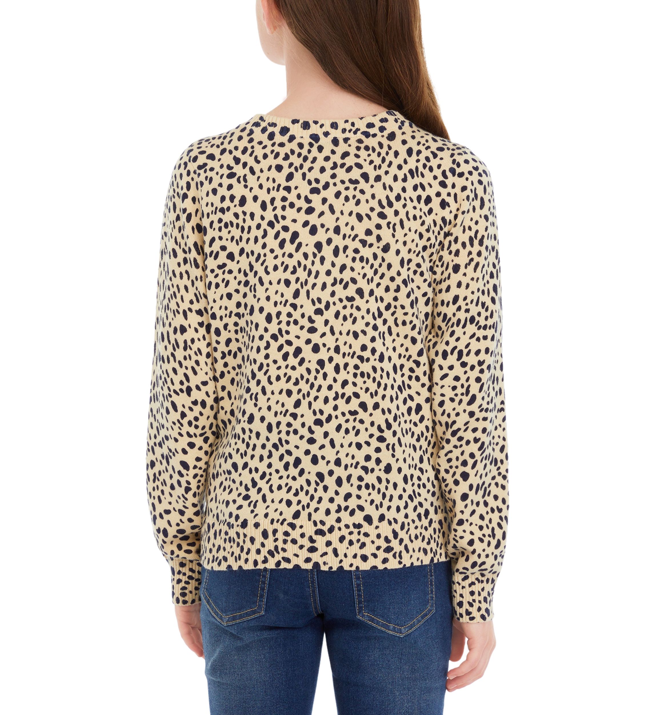 Girls 7-16 Printed Cardigan
