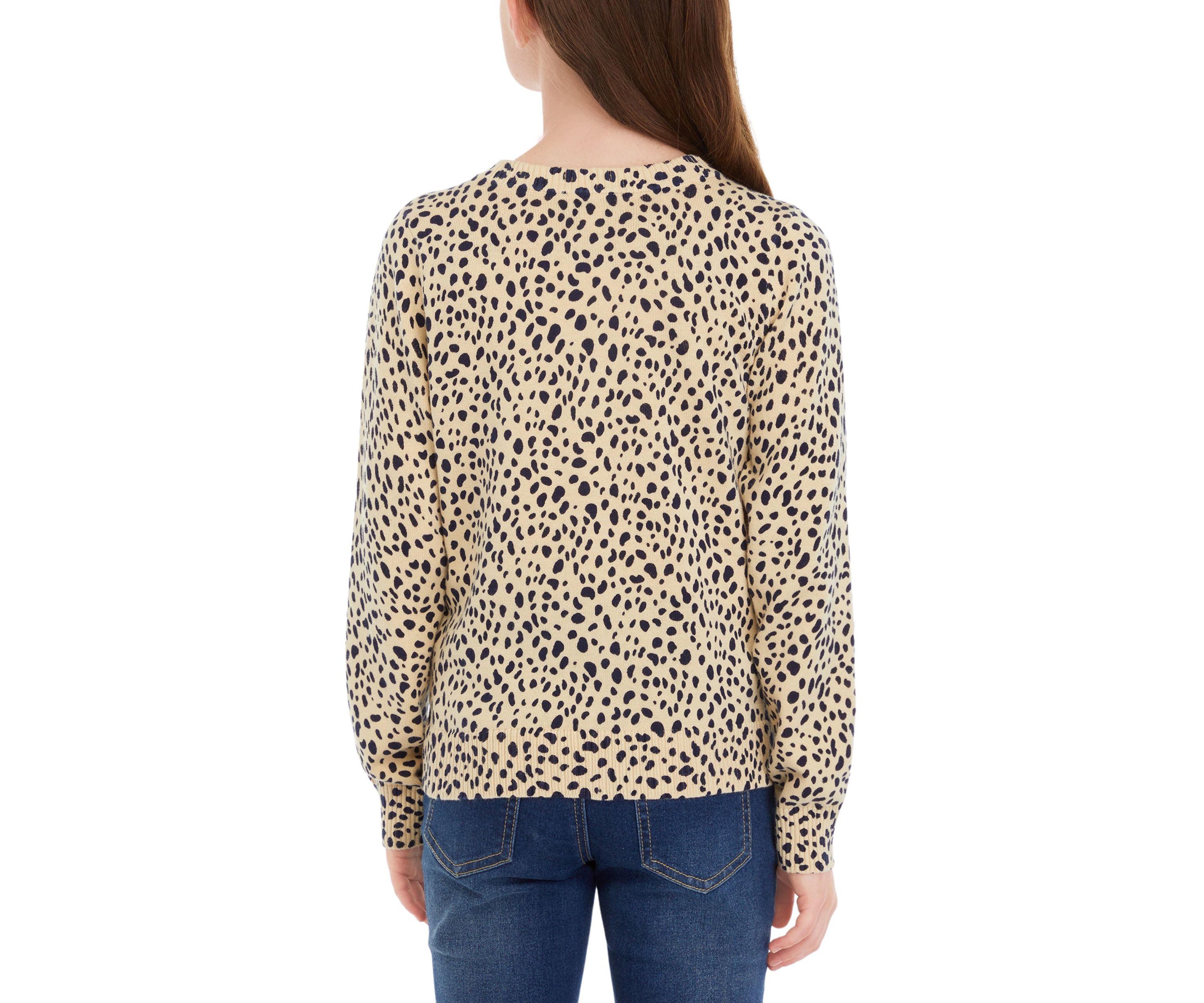 Girls 7-16 Printed Cardigan