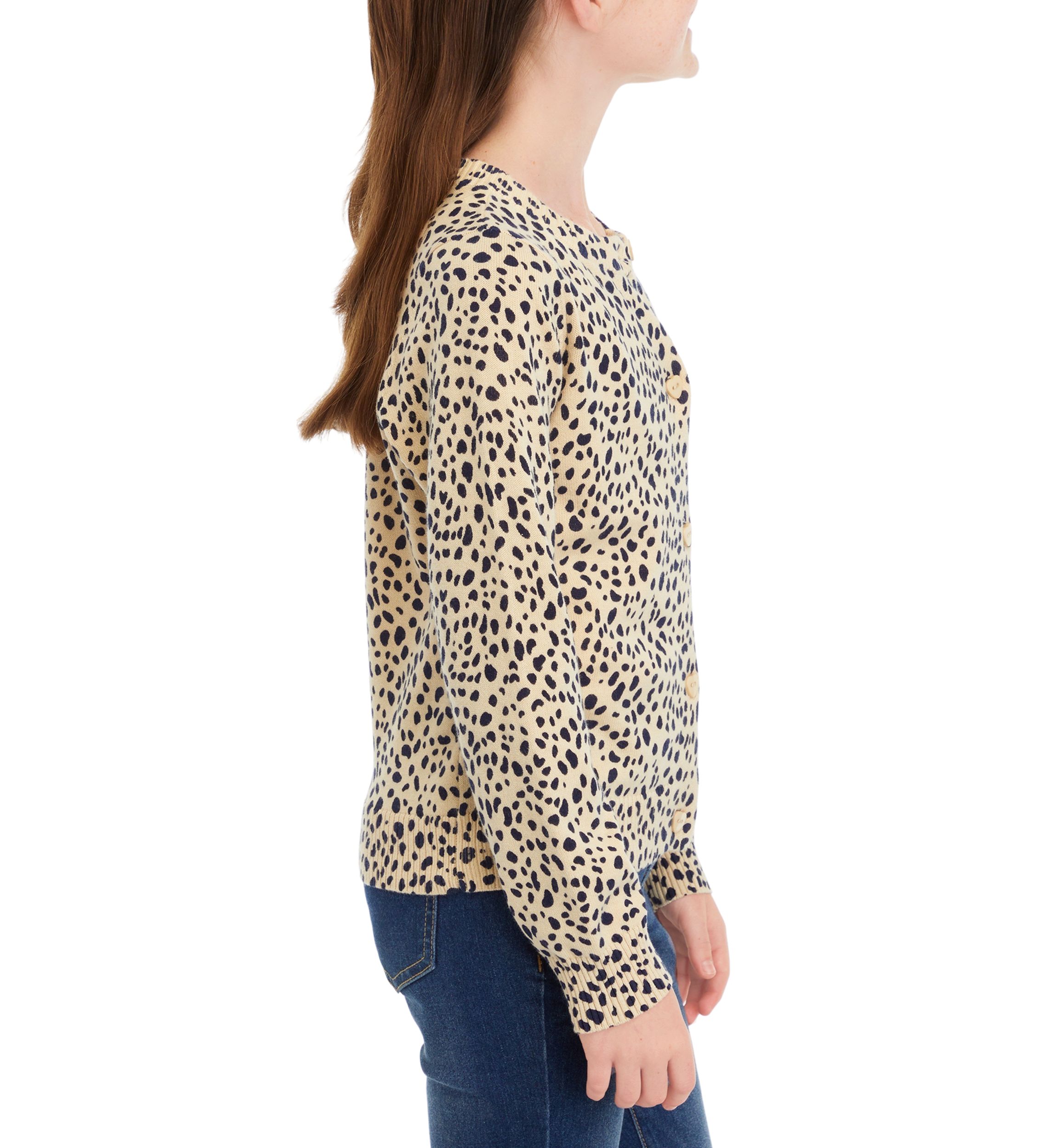 Girls 7-16 Printed Cardigan