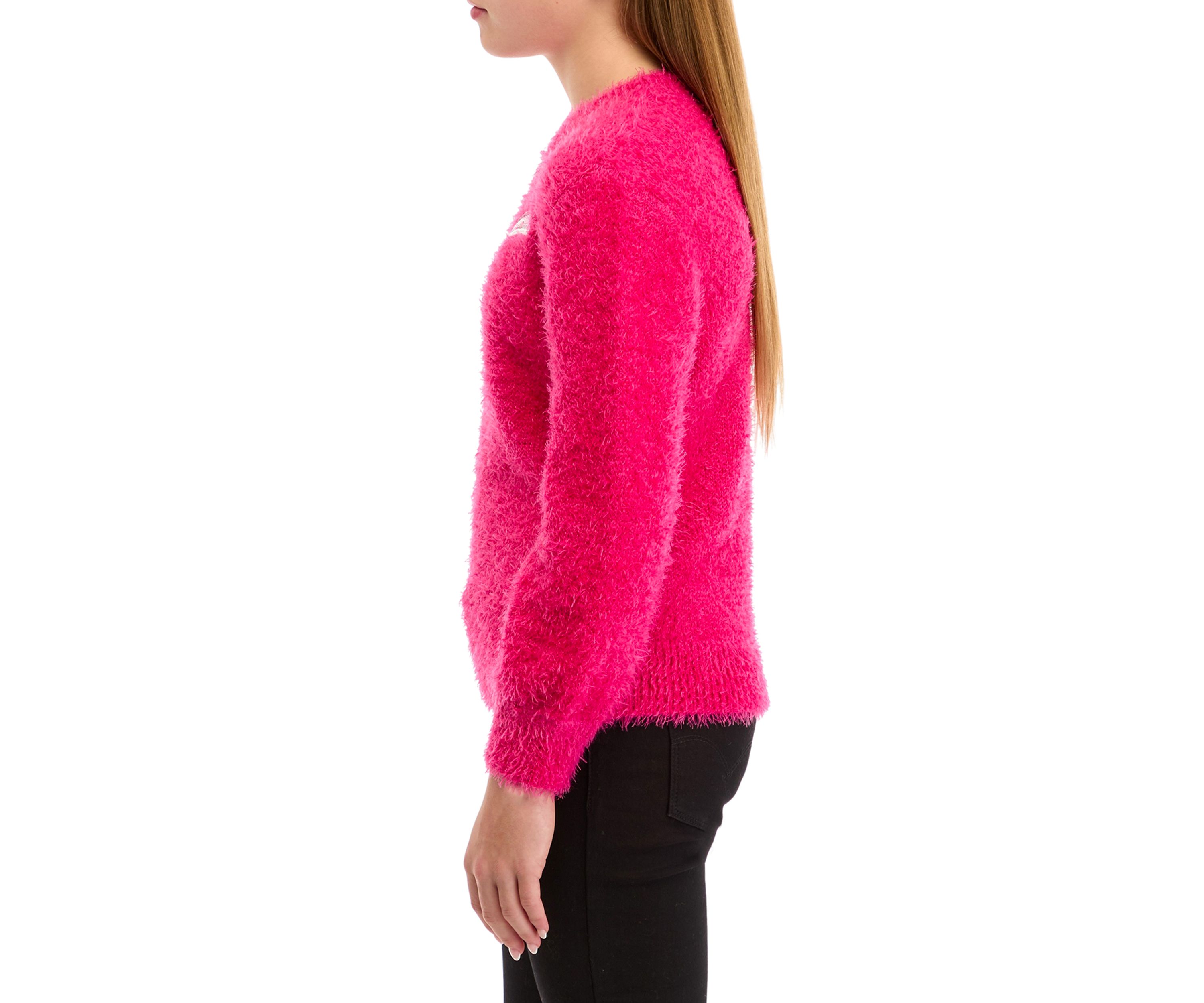 Girls 7-16 Eyelash Bow Sweater