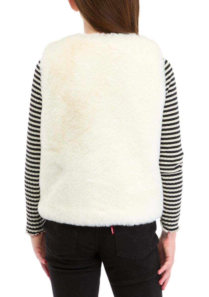 Girls 7-16 Fur Vest