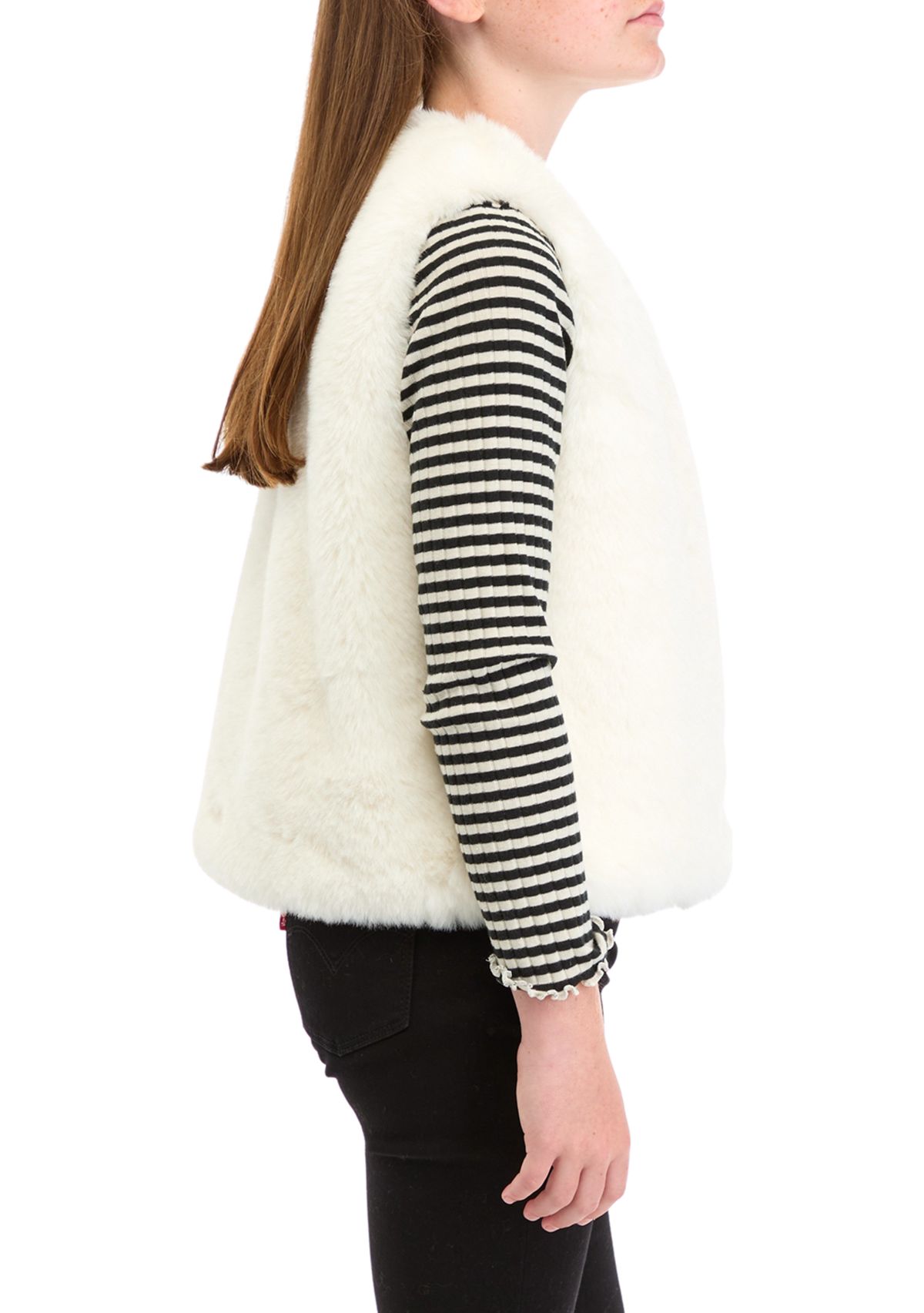 Girls 7-16 Fur Vest