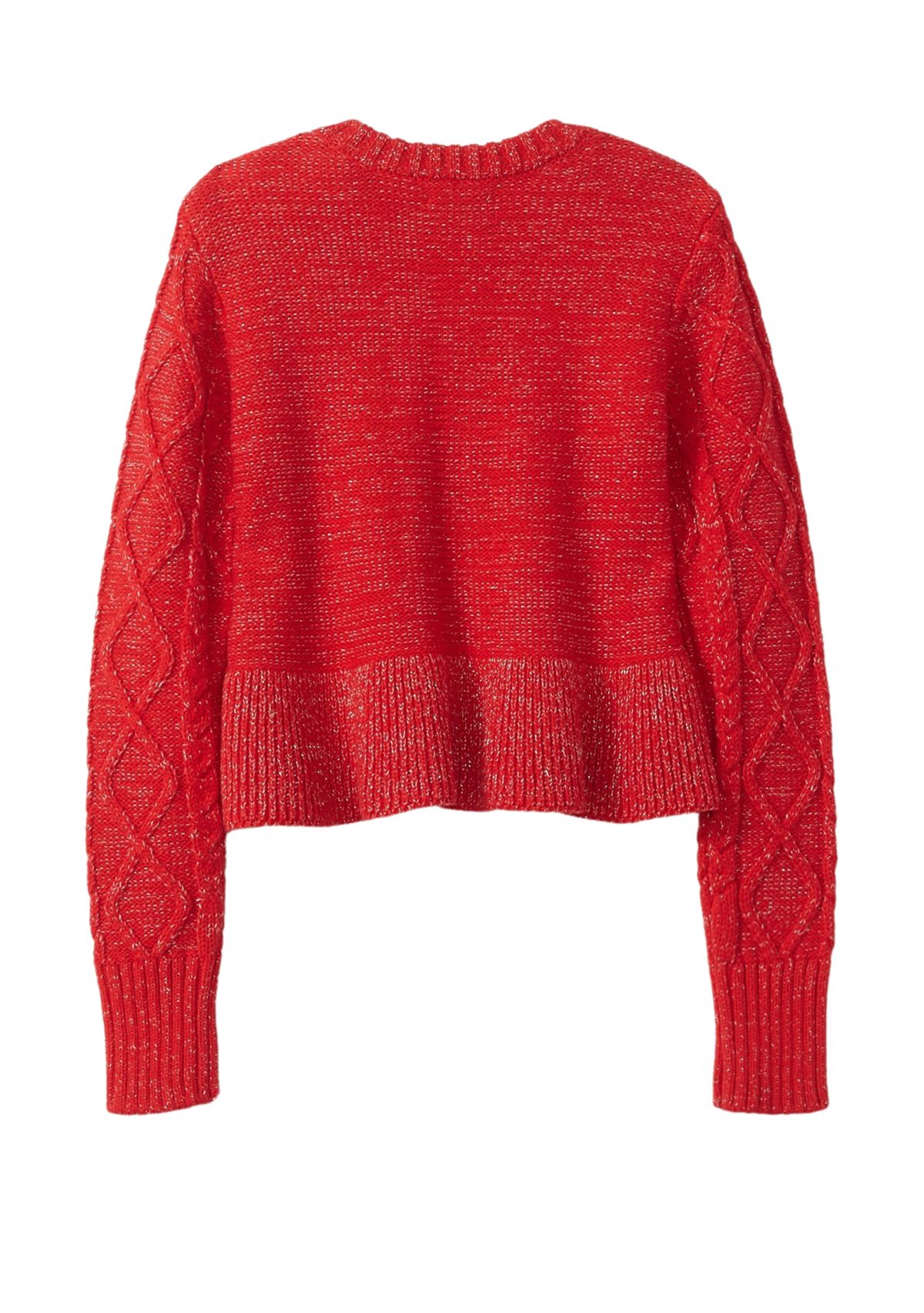 Girls 7-16 Peplum Hem Sweater