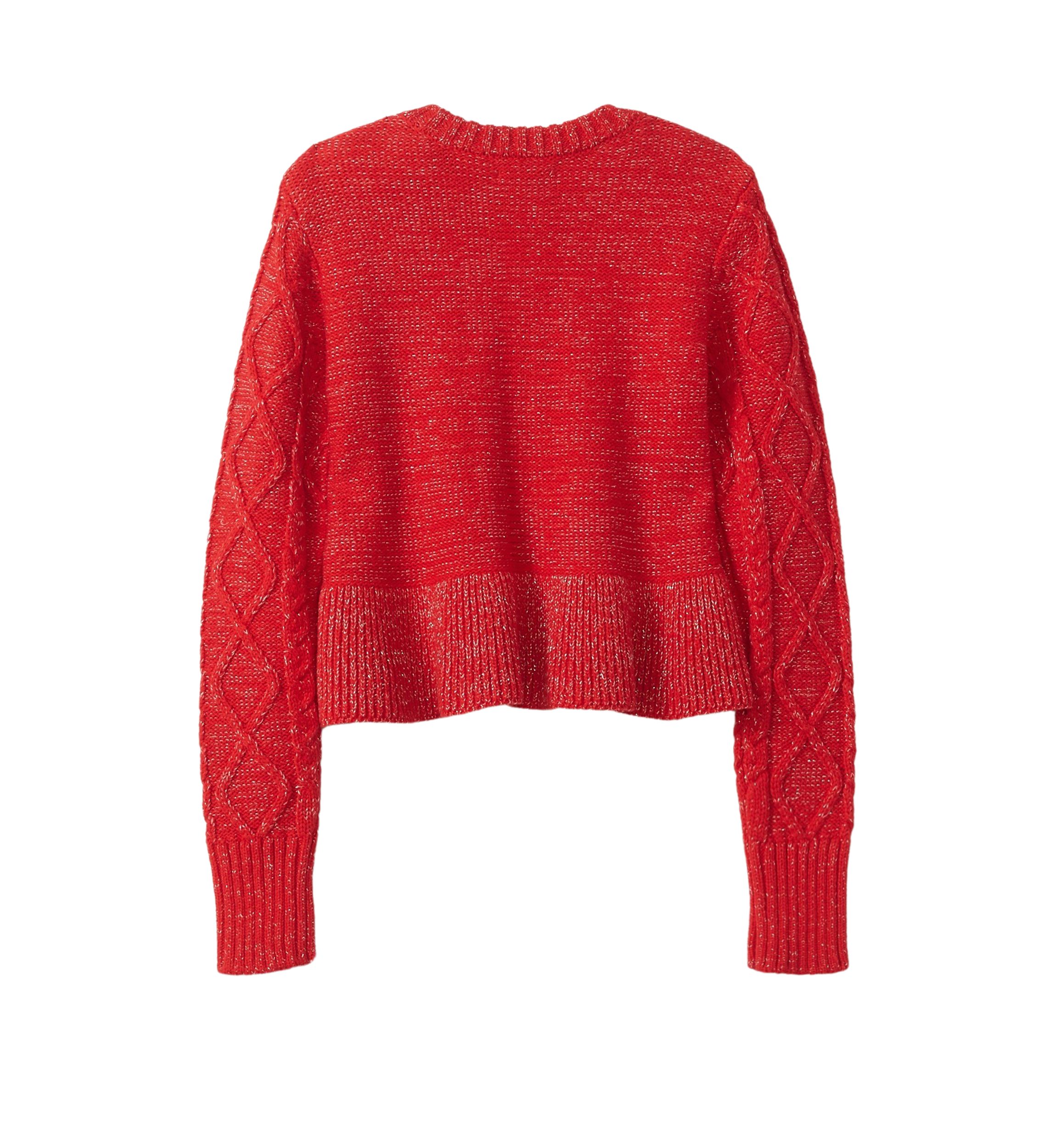 Girls 7-16 Peplum Hem Sweater