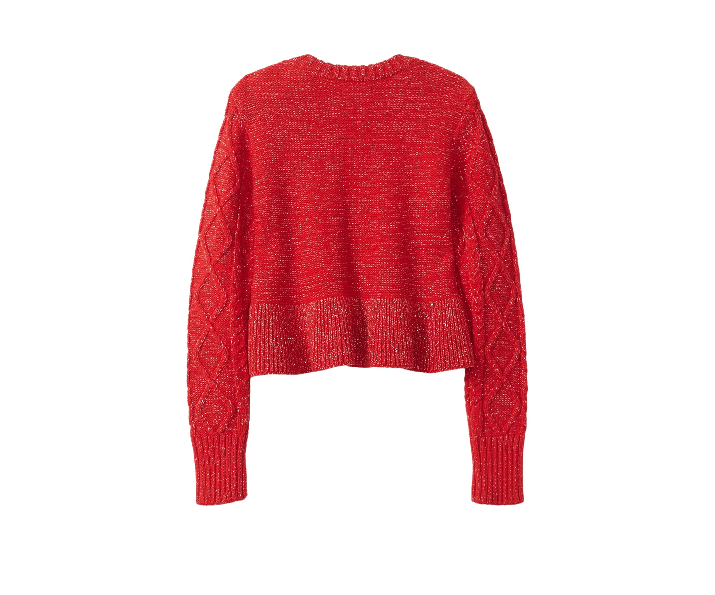 Girls 7-16 Peplum Hem Sweater