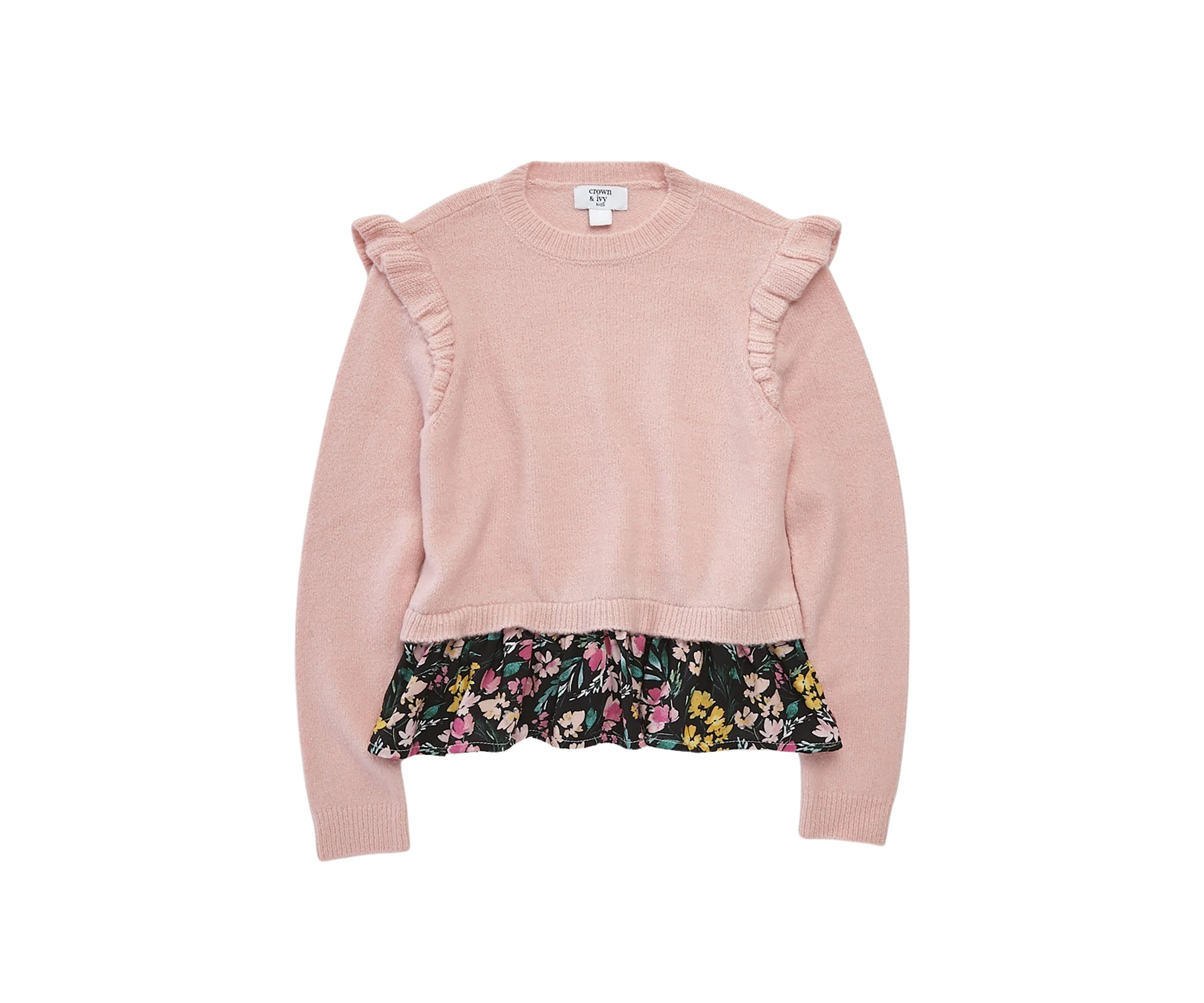 Girls 4-6x Fashion 2Fer Sweater