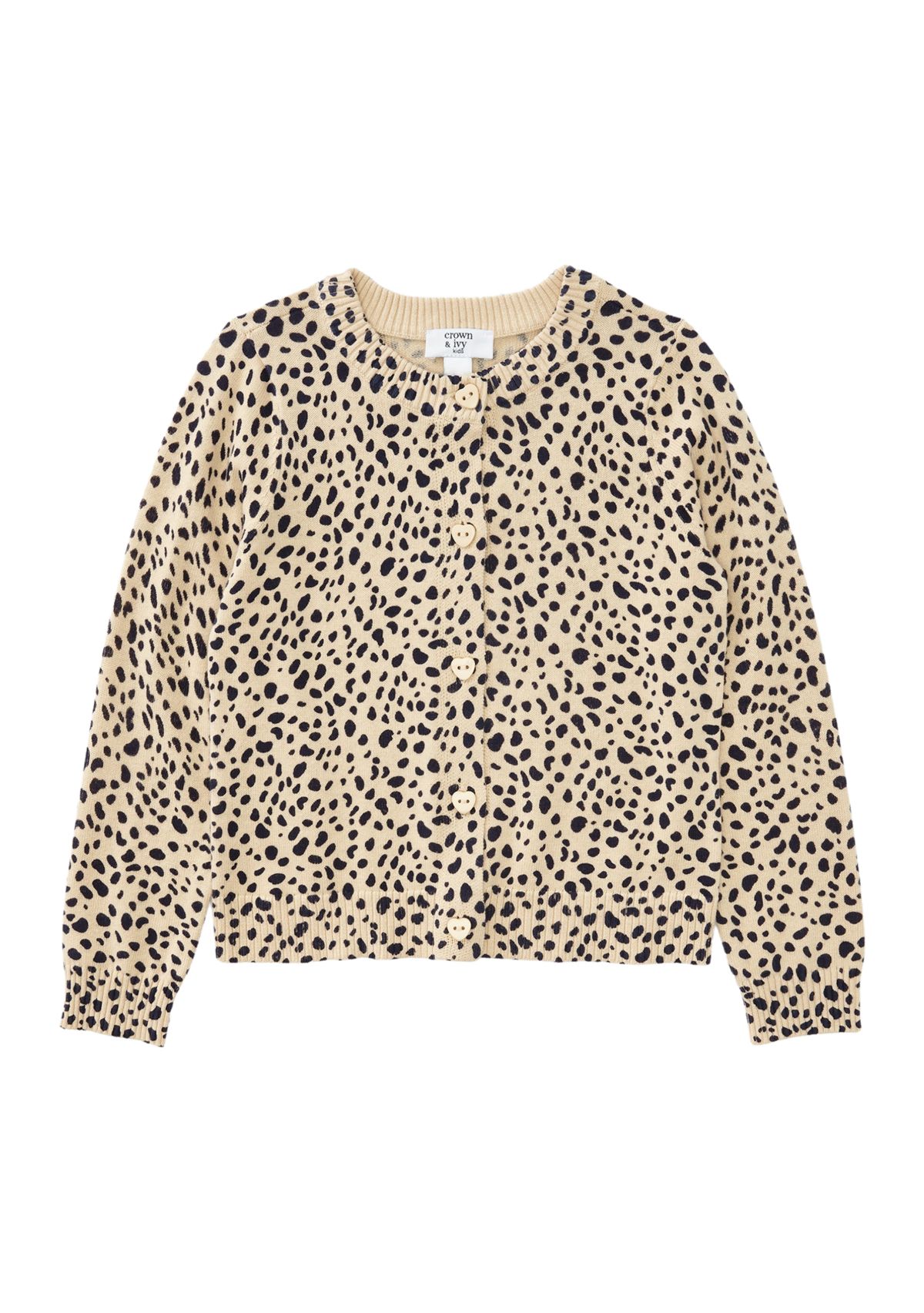 Girls 4-6x Printed Cardigan