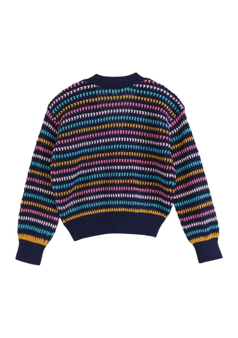 Girls 7-16 Multi Colored Cardigan