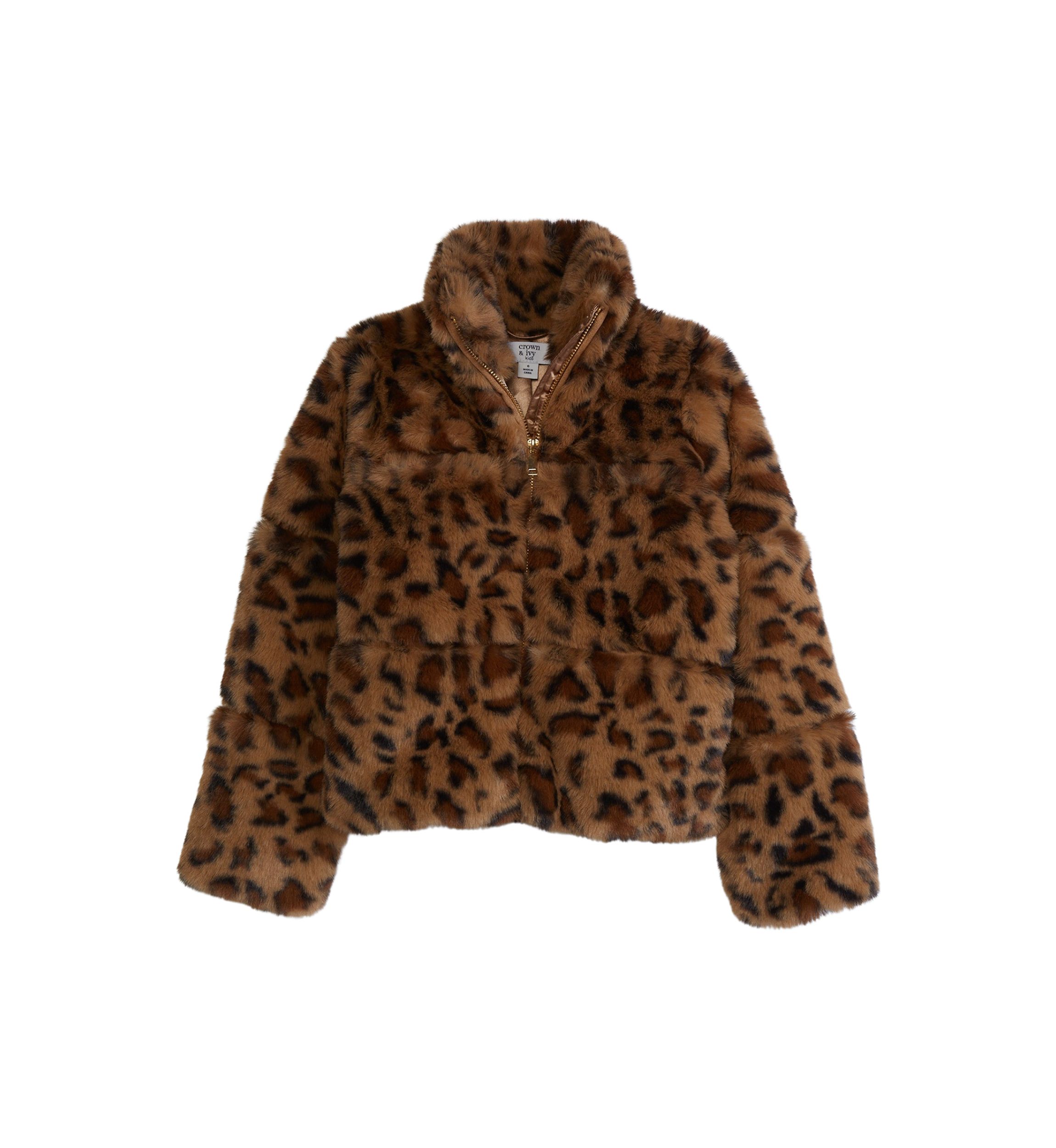 Girls 4-6x Fur Jacket