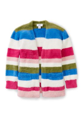 Crown & Ivy Girls 4-6x Striped Cardigan