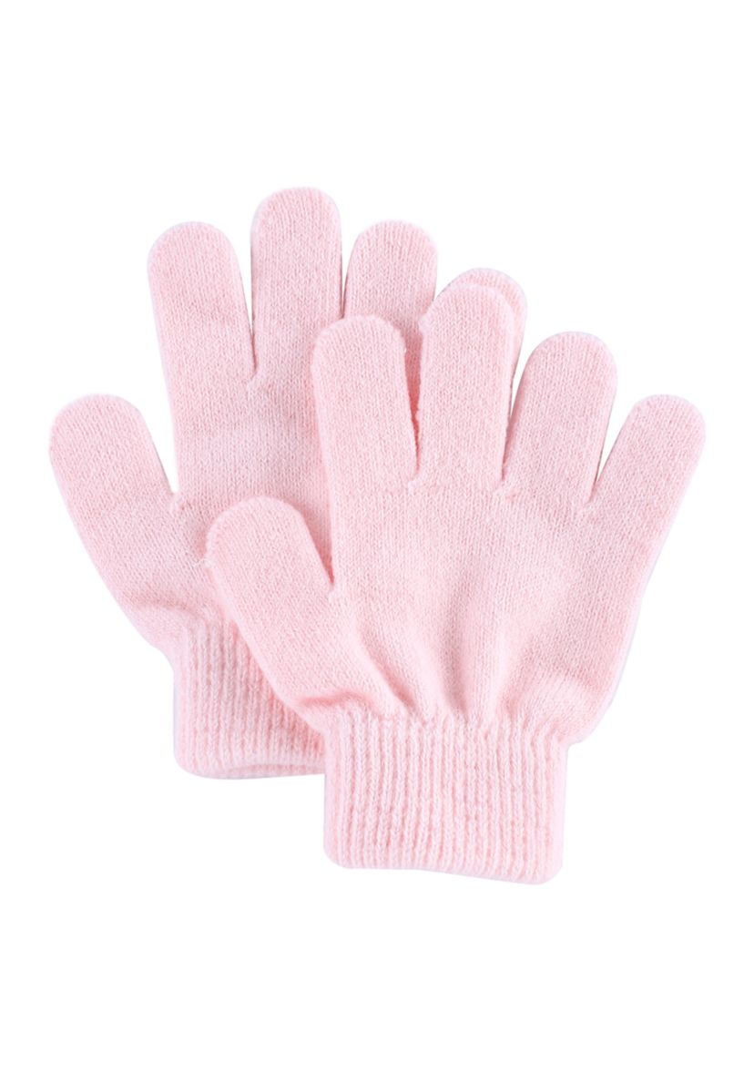 Girls Bella Kitty Double Pom Pom Hat and Gloves Set