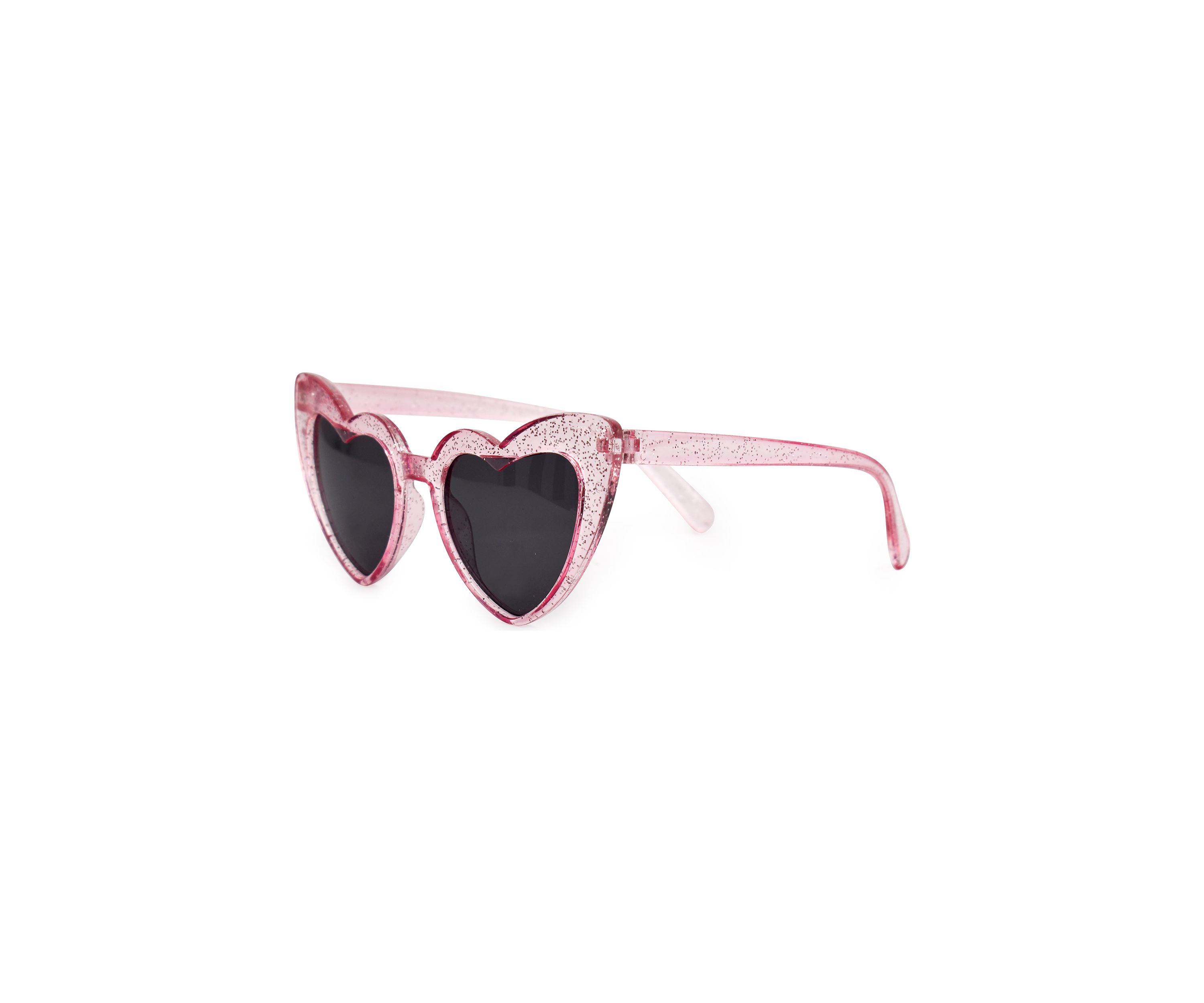 Girls 4-6x Bella Butterfly Faux Fur Sunglass Case and Heart Sunglasses