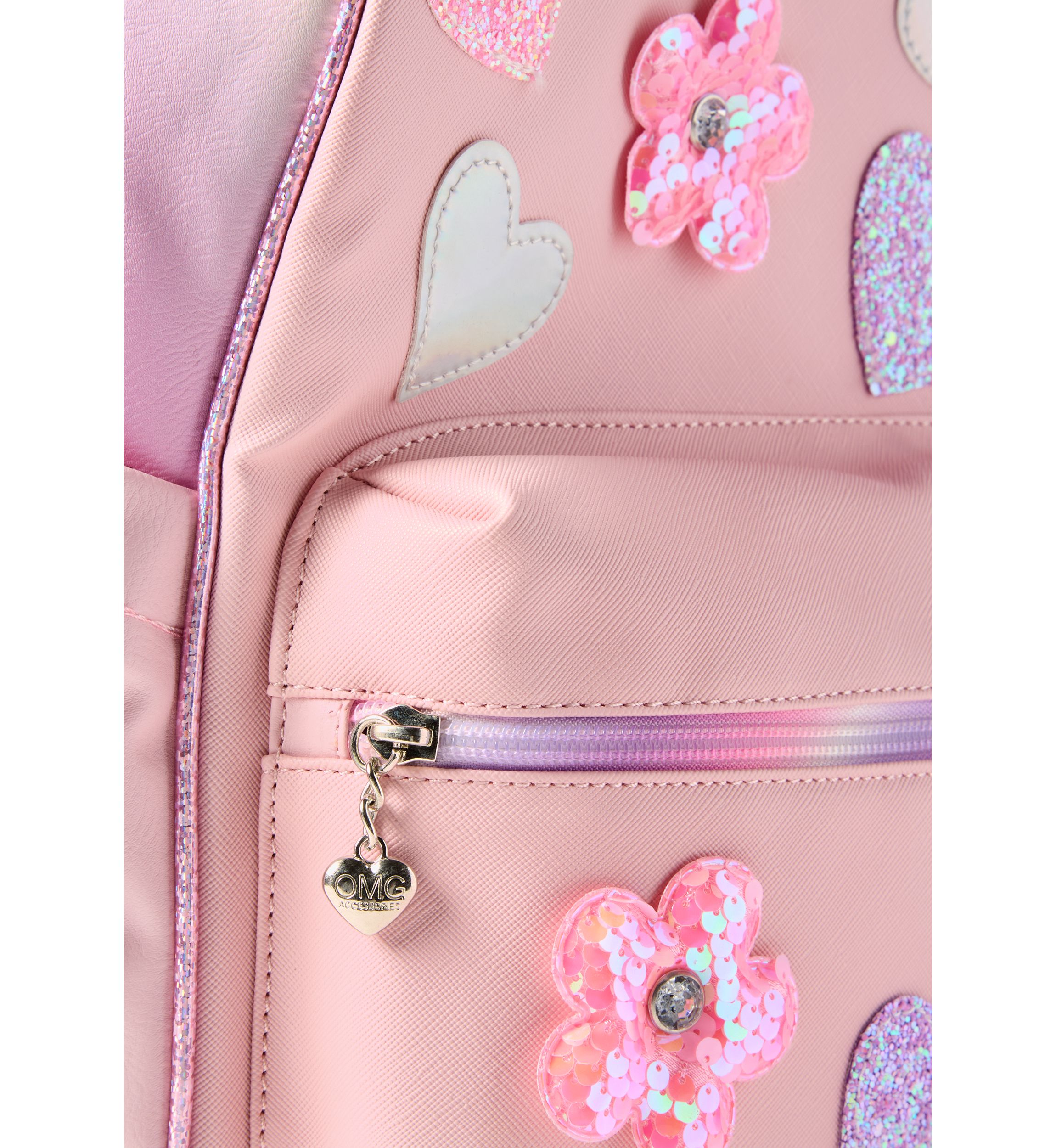 Girls Butterfly Hearts Daisy Large Backpack
