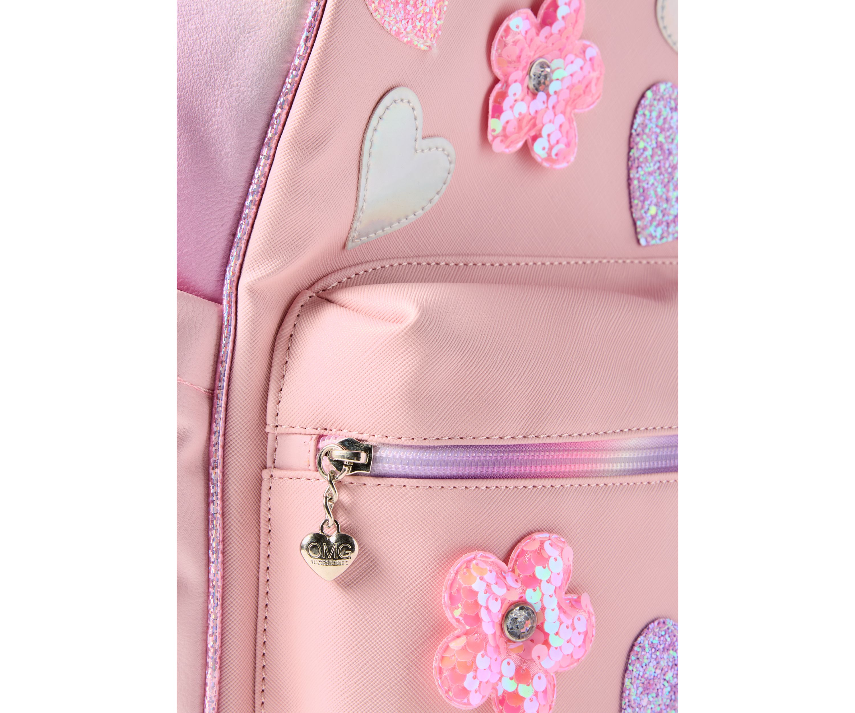 Girls Butterfly Hearts Daisy Large Backpack