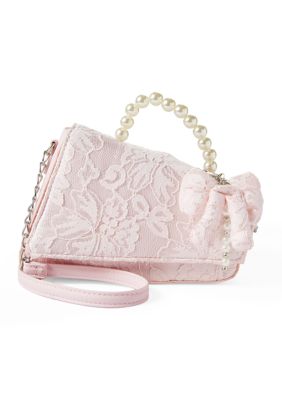 Miss Gwen Kids Bow Angled Flap Crossbody Bag