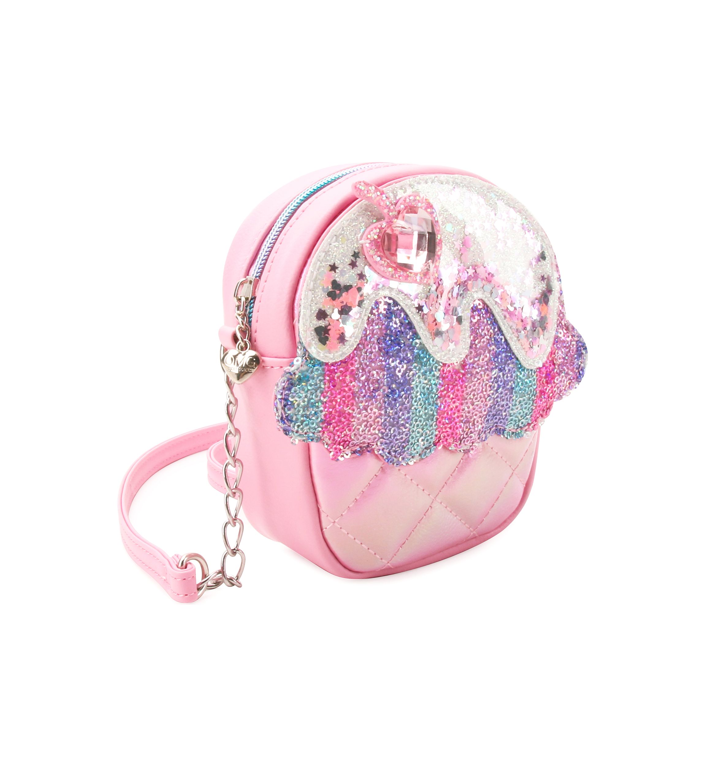 Cupcake Sequin Crossbody Bag