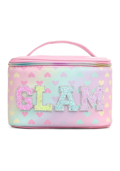 Miss Gwen Girls Glam Ombr&eacute; Hearts Cosmetic Bag