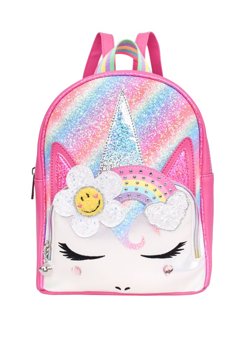 Girls Rainbow Unicorn Mini Backpack