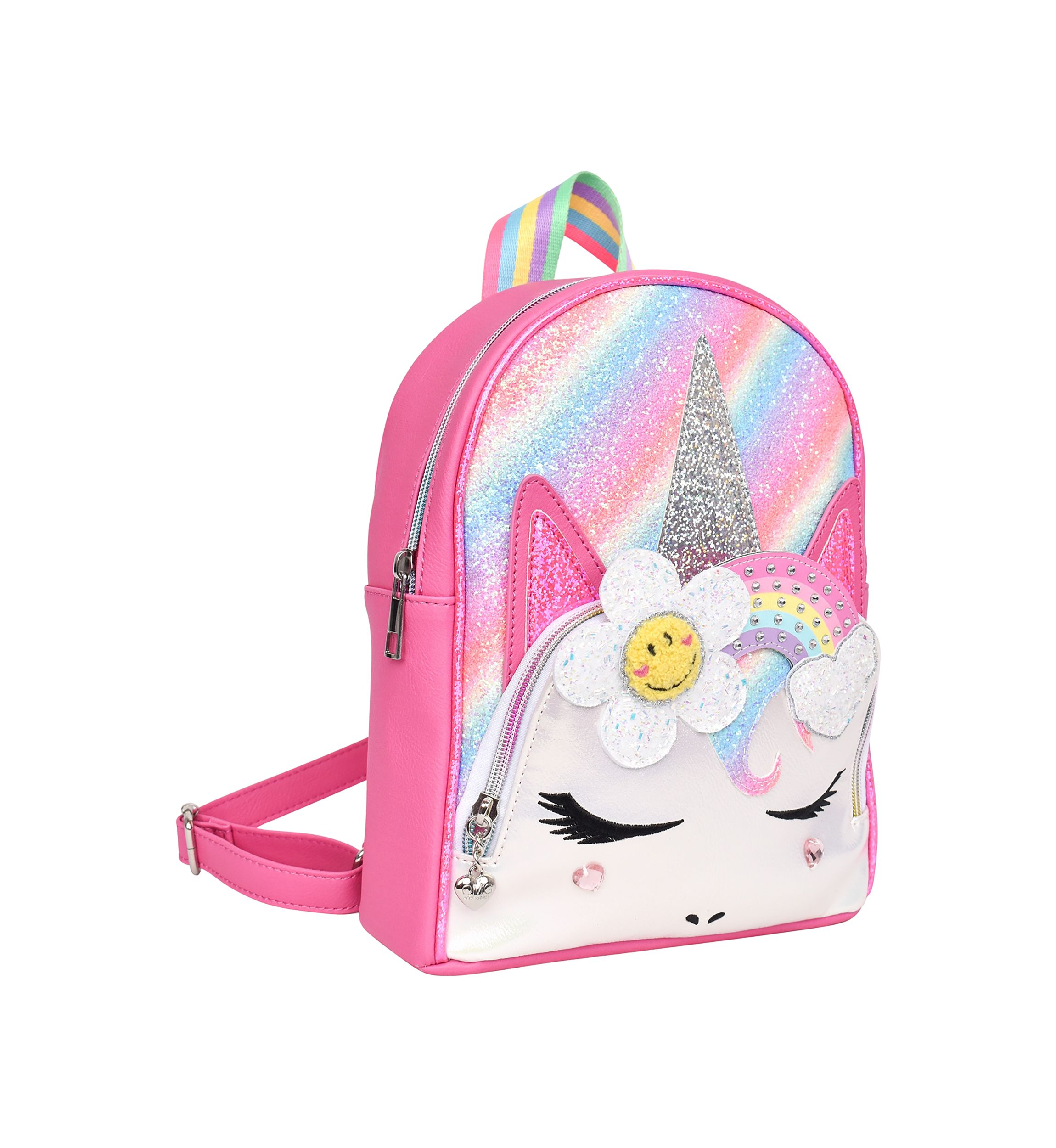 Girls Rainbow Unicorn Mini Backpack