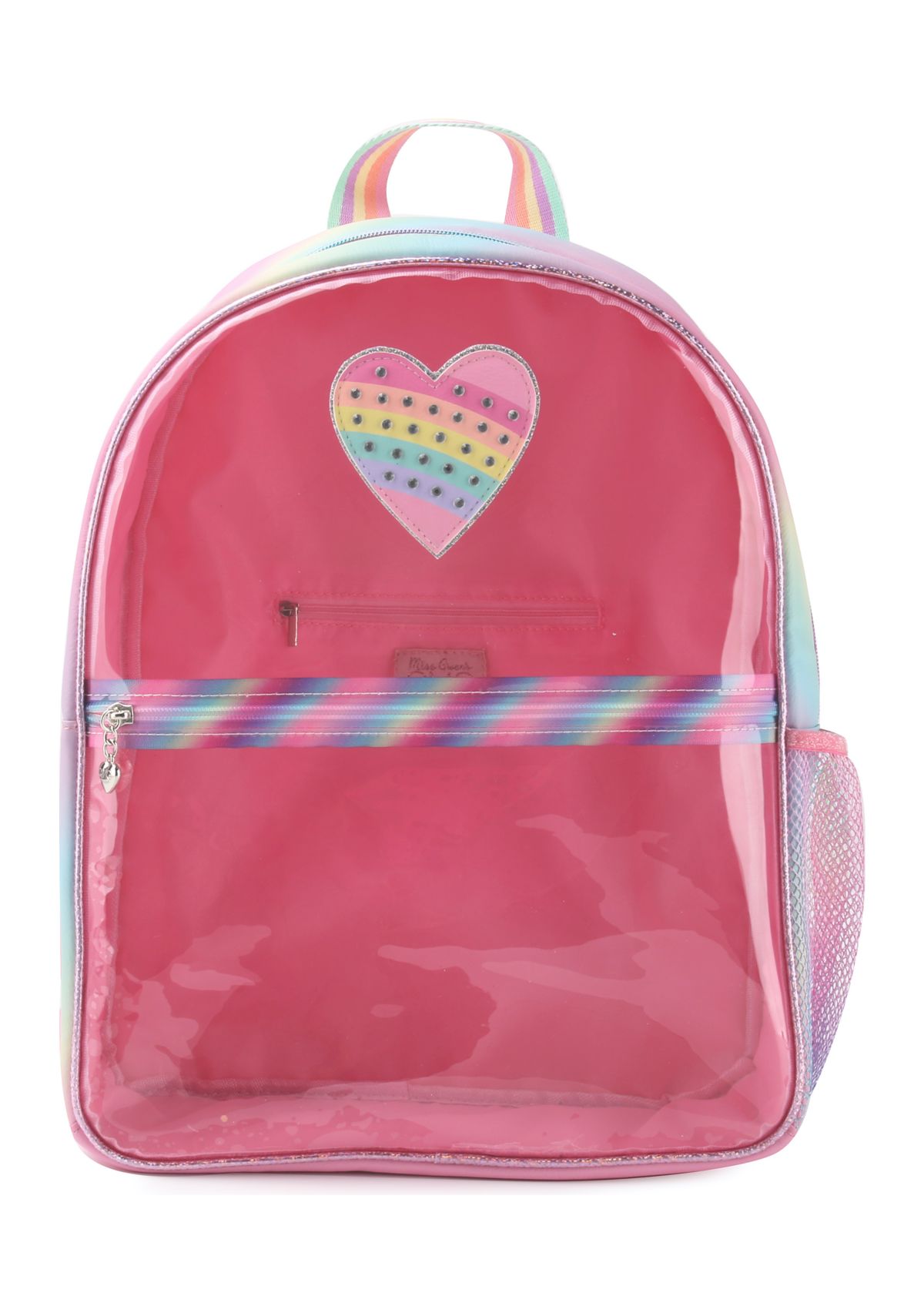 Girls Heart Clear Backpack