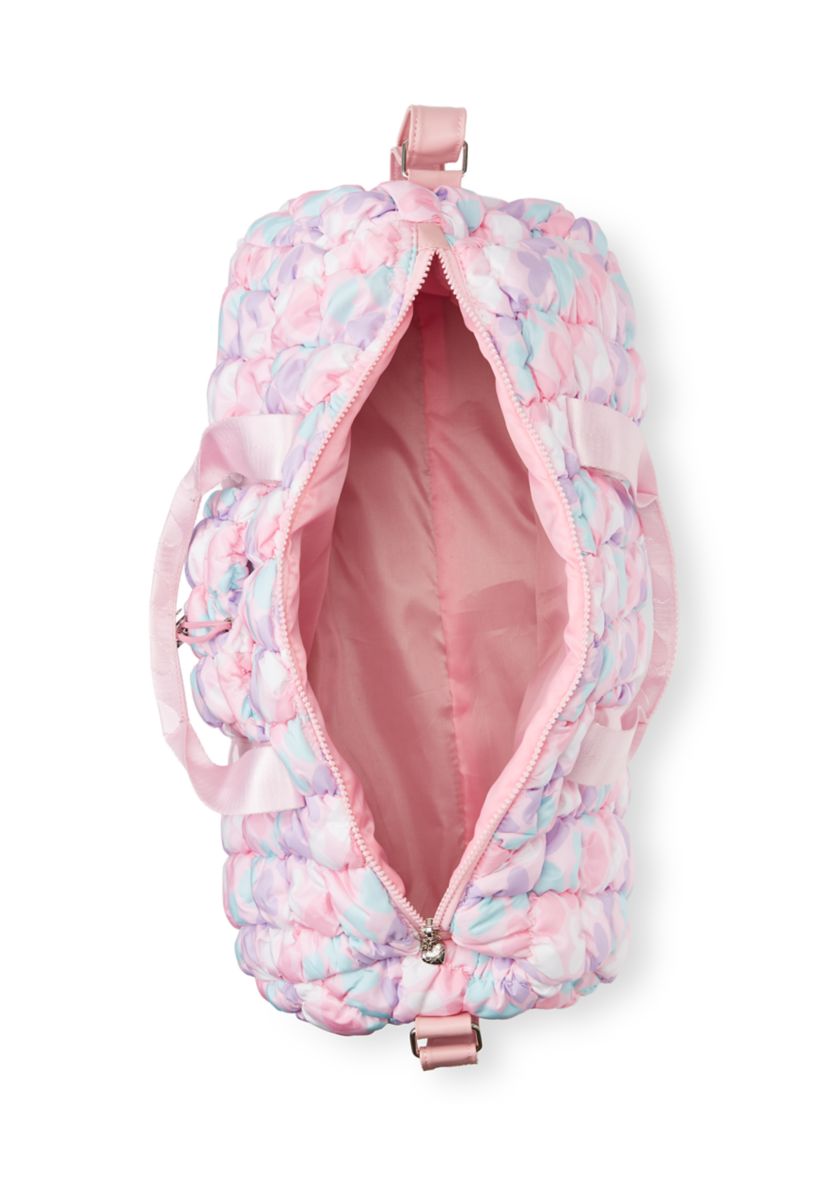 Heart Print Scrunch Duffle