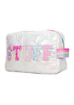 Girls Quilted Stuff Pouch
