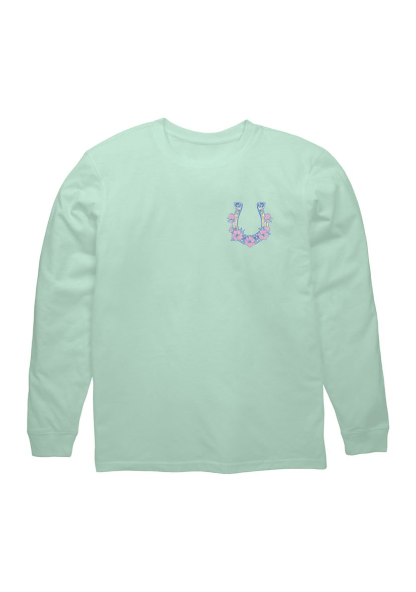 Girls 7-16 Long Sleeve Not My First Rodeo Graphic T-Shirt