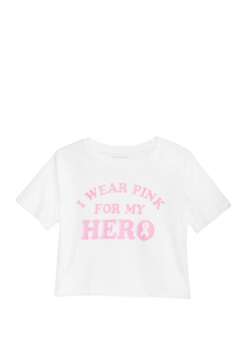 Girls 4-6x Breast Cancer Awareness Graphic T-Shirt