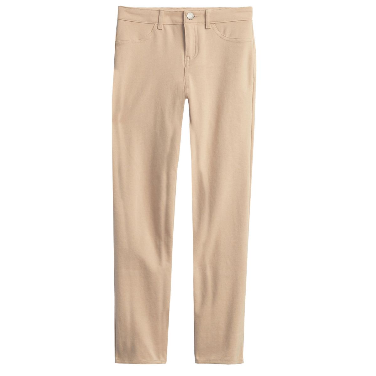 Girls Super Stretchy Slim Fit Ponte Pants