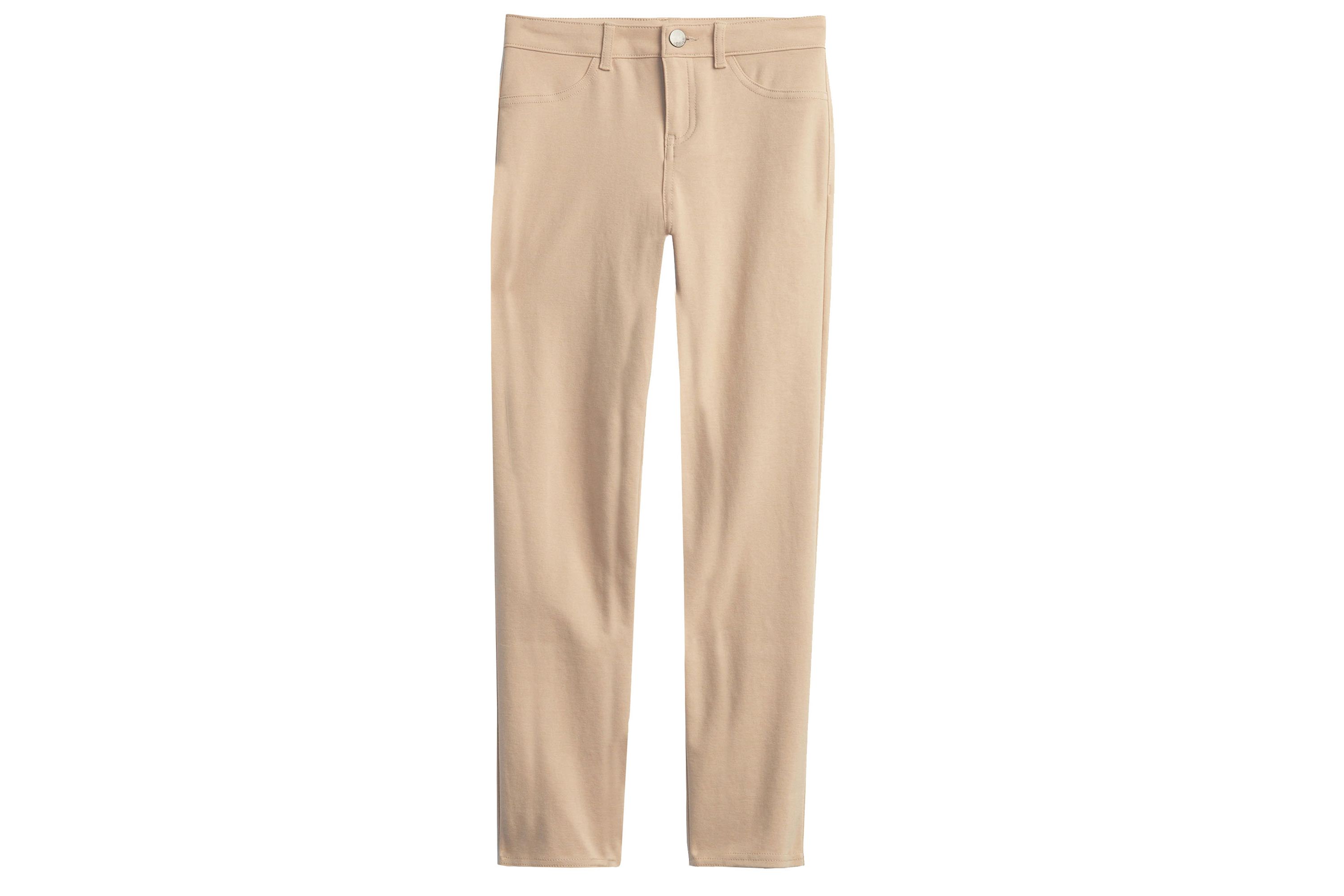 Girls Super Stretchy Slim Fit Ponte Pants