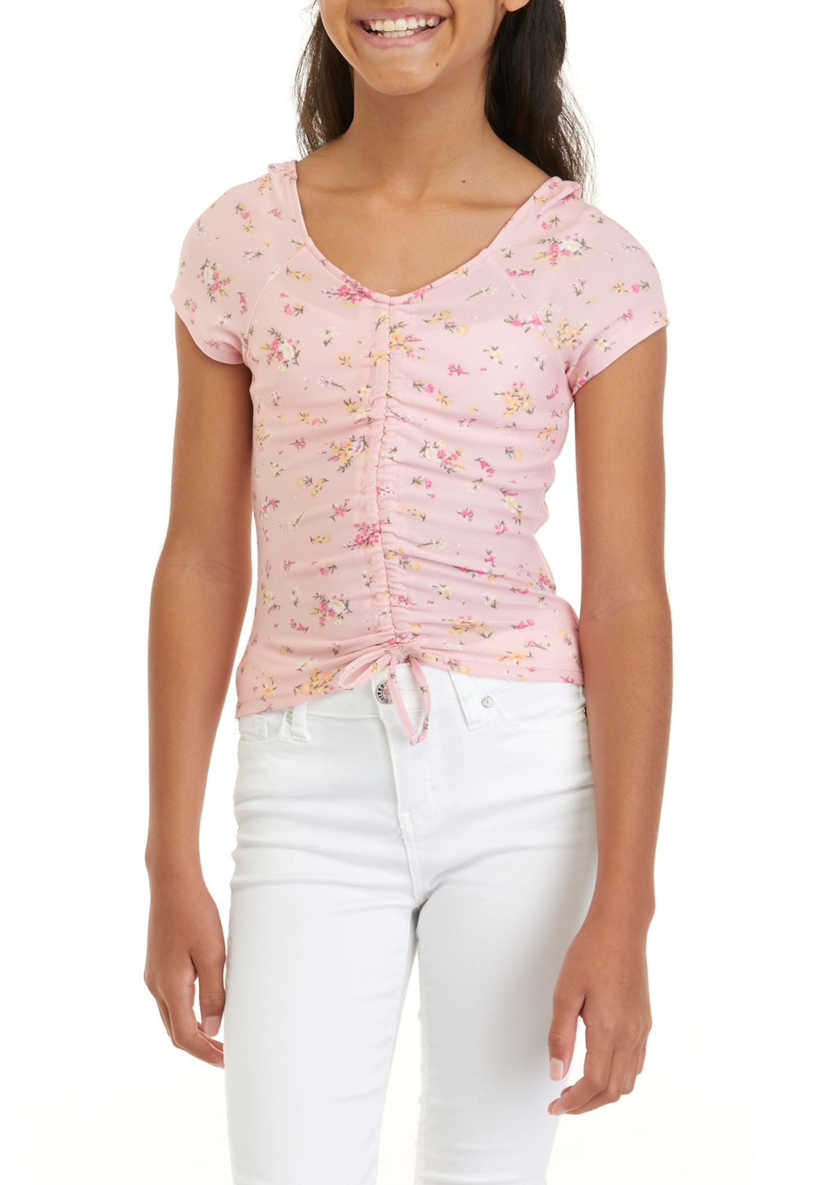 Girls 7-16 Printed Fashion Top