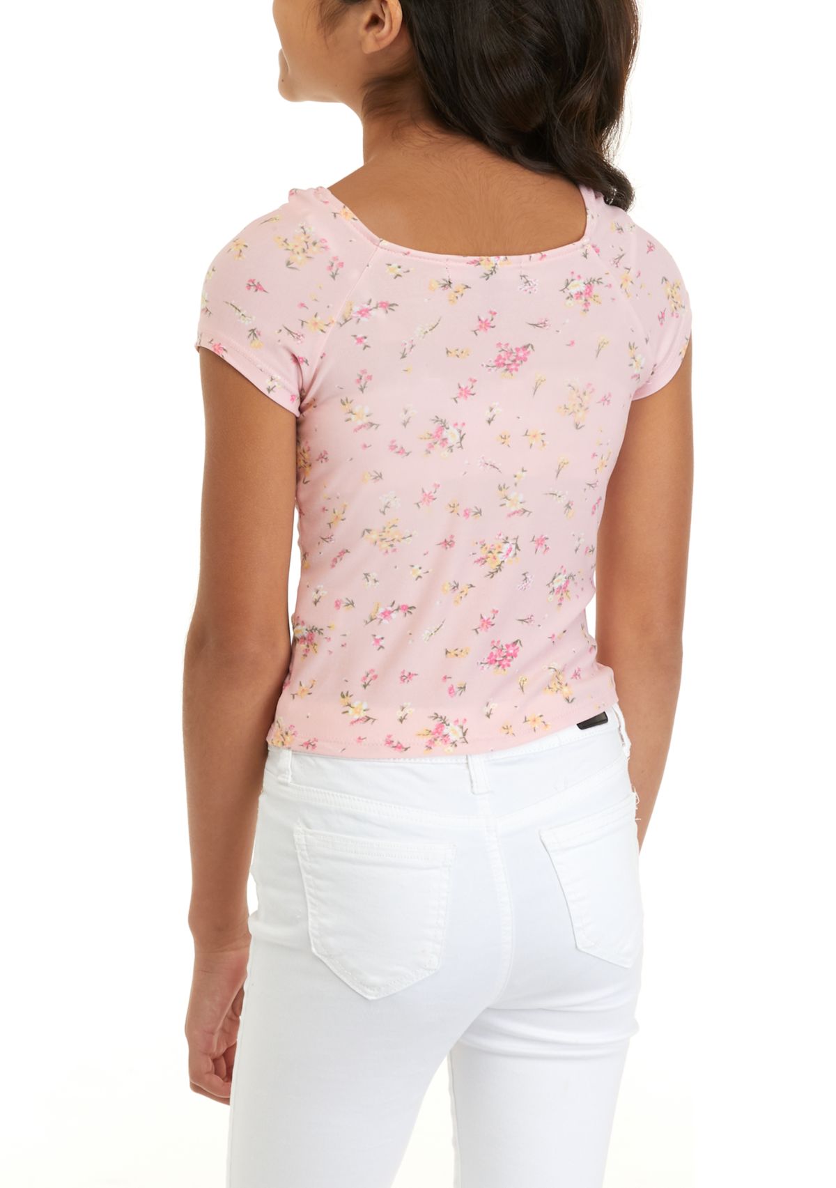 Girls 7-16 Printed Fashion Top