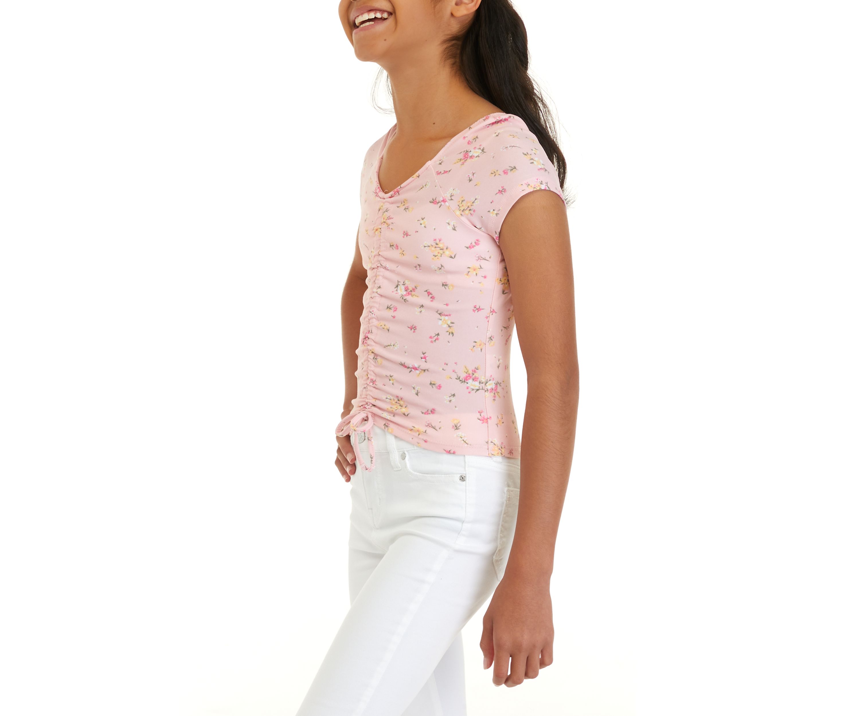 Girls 7-16 Printed Fashion Top
