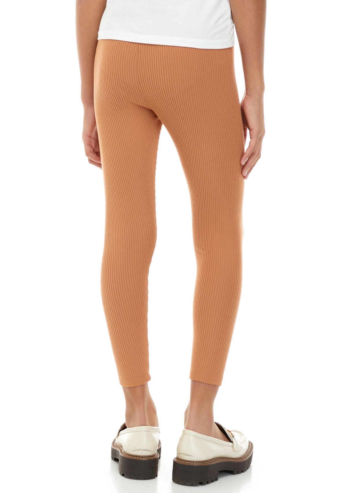 Girls 7-16 Pull On Ribbed Leggings