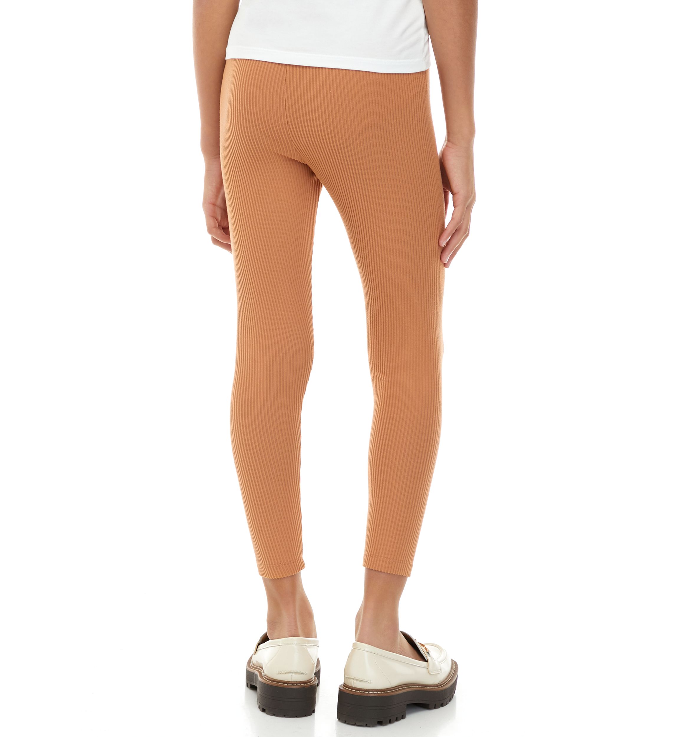 Girls 7-16 Pull On Ribbed Leggings