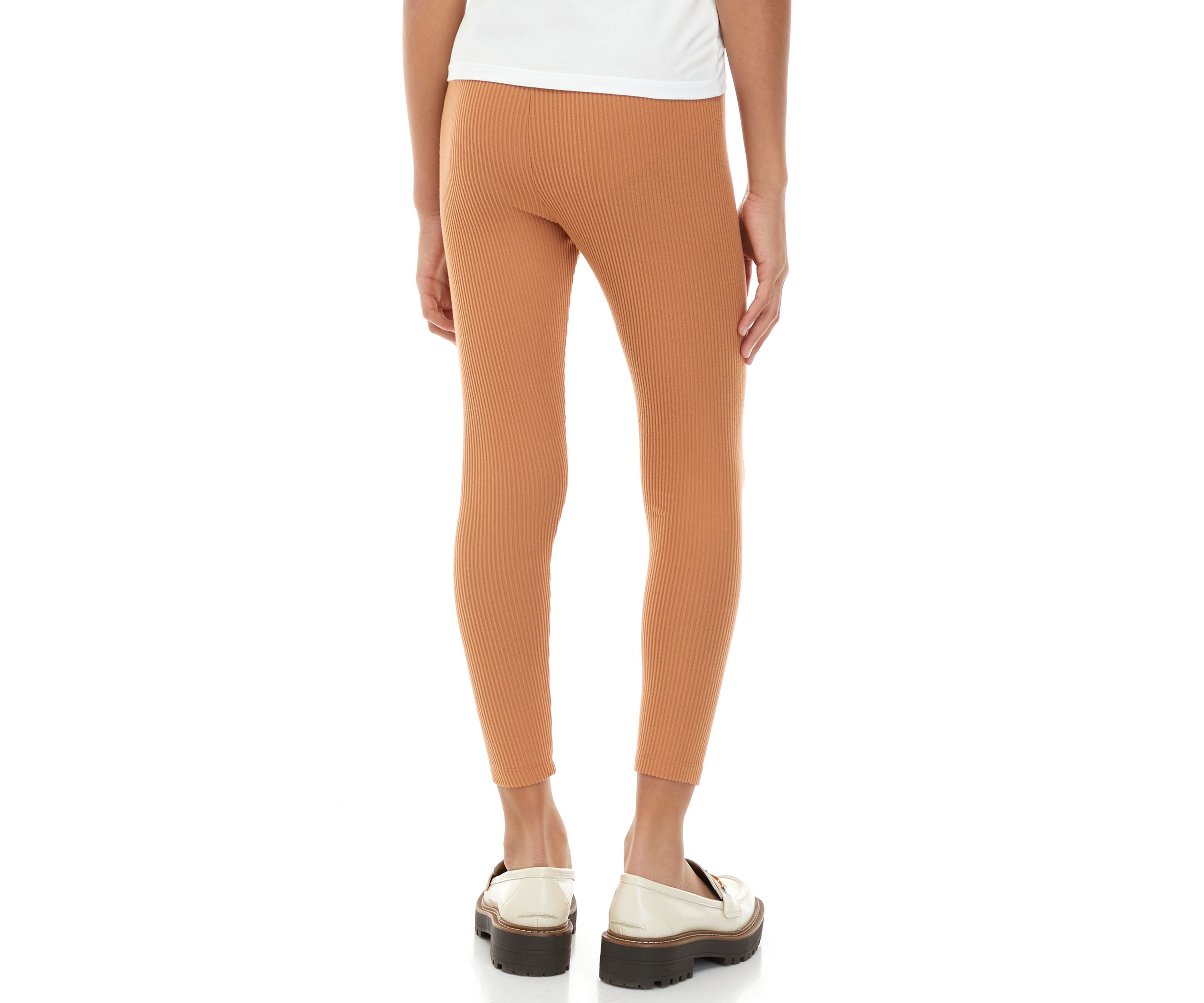 Girls 7-16 Pull On Ribbed Leggings