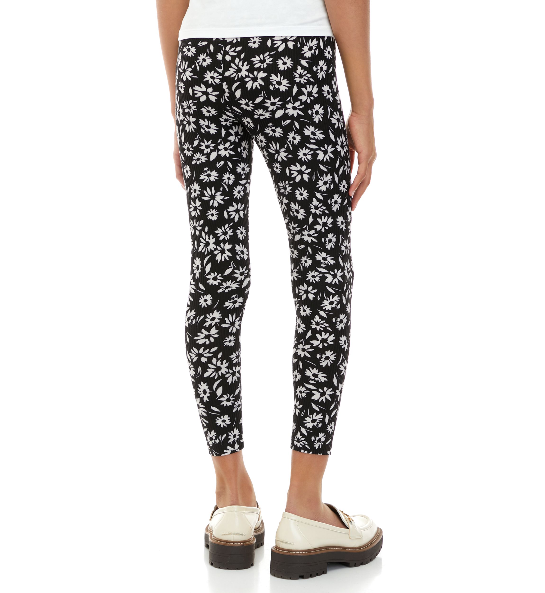 Girls 7-16 Pull On Ribbed Leggings