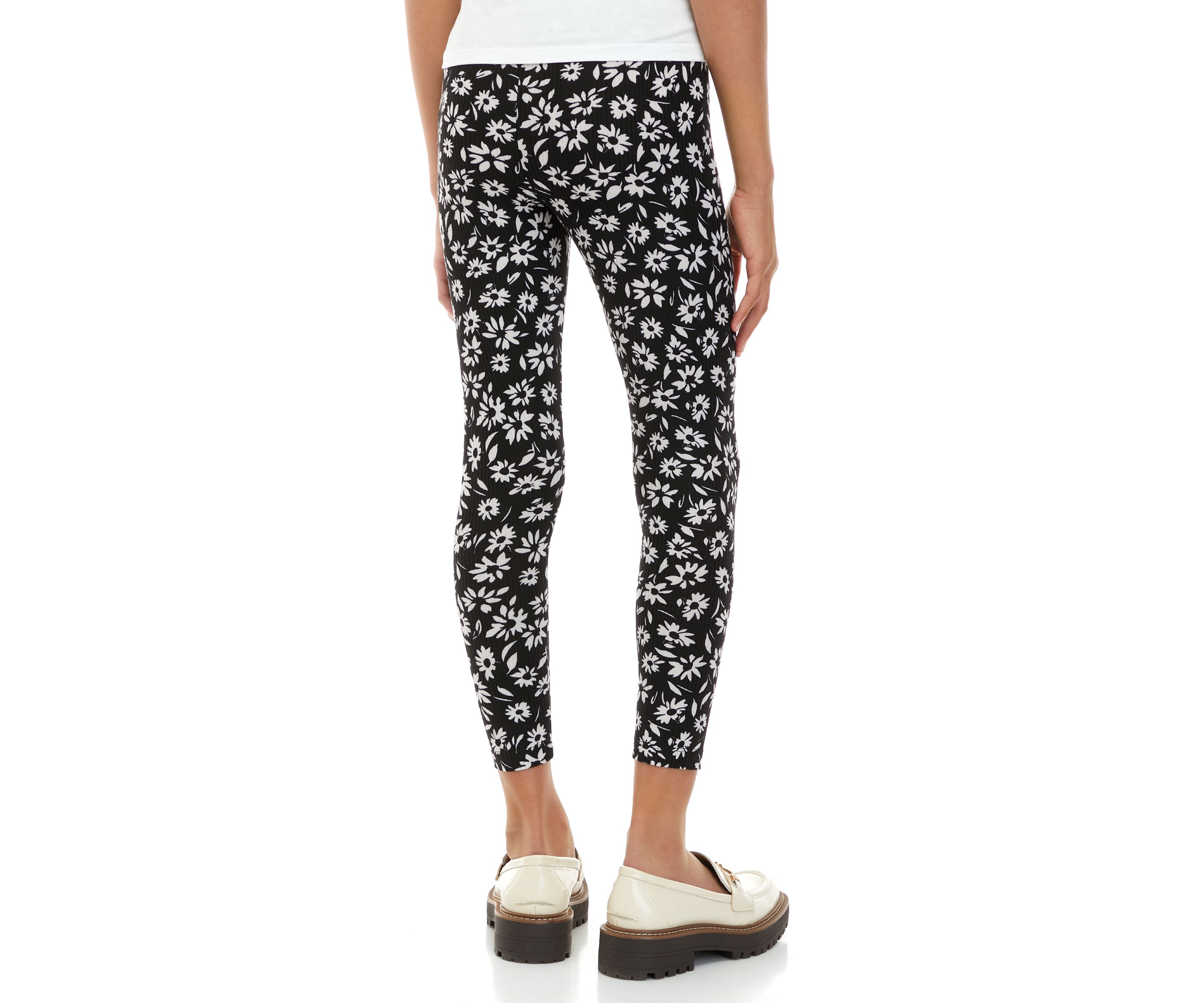 Girls 7-16 Pull On Ribbed Leggings