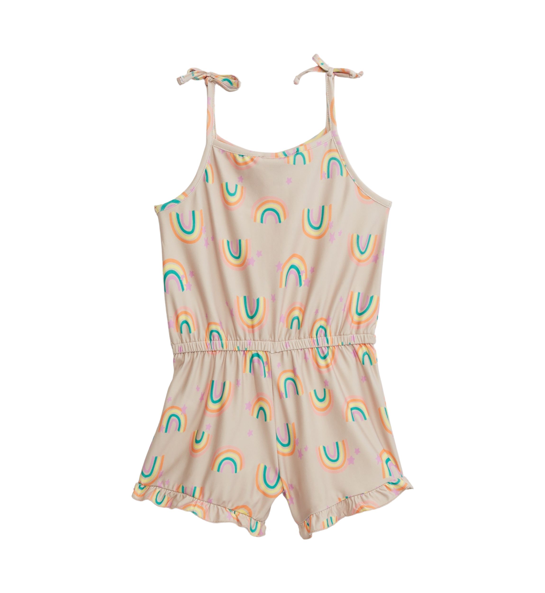Girls 4-6x Button Front Romper