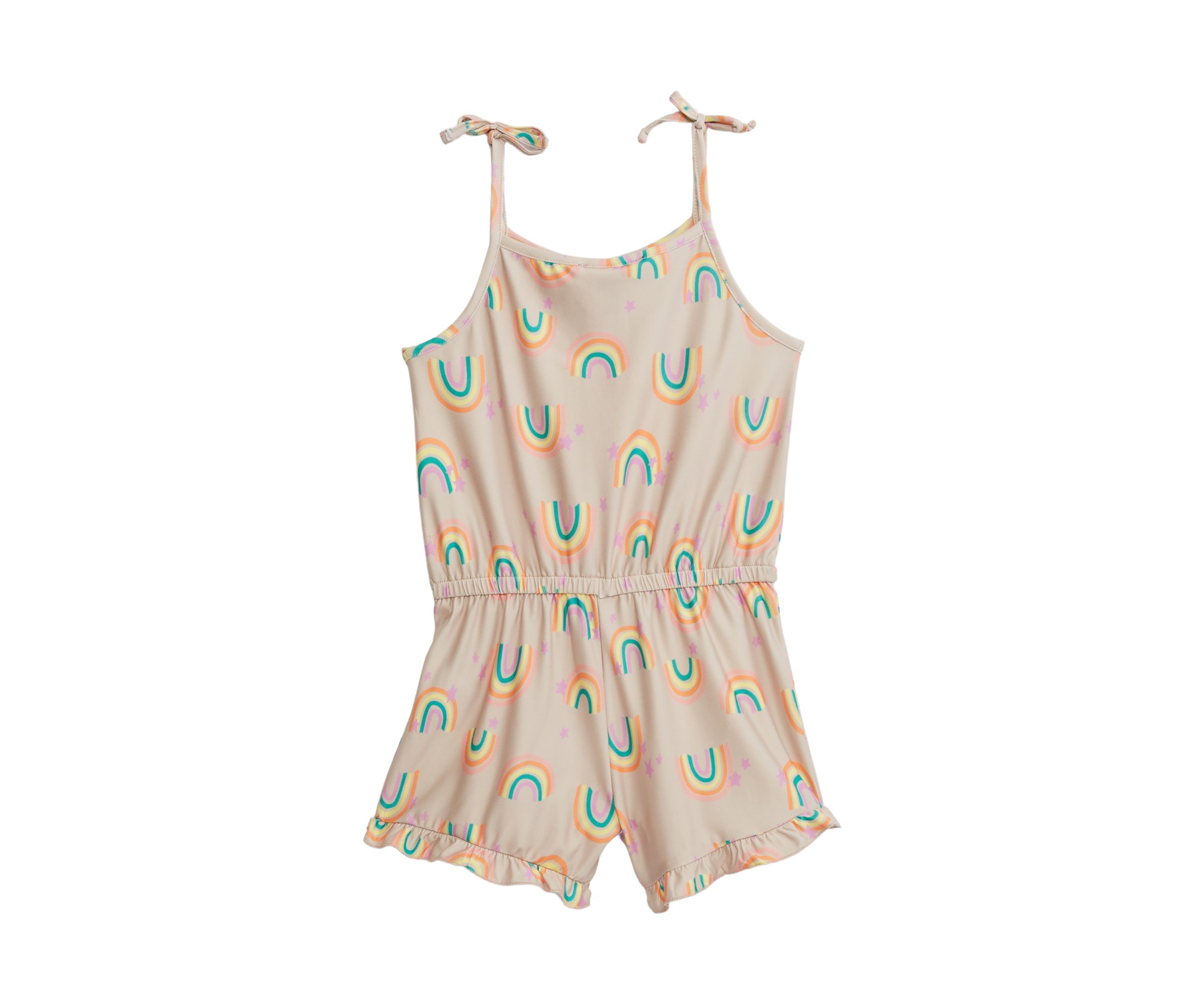 Girls 4-6x Button Front Romper