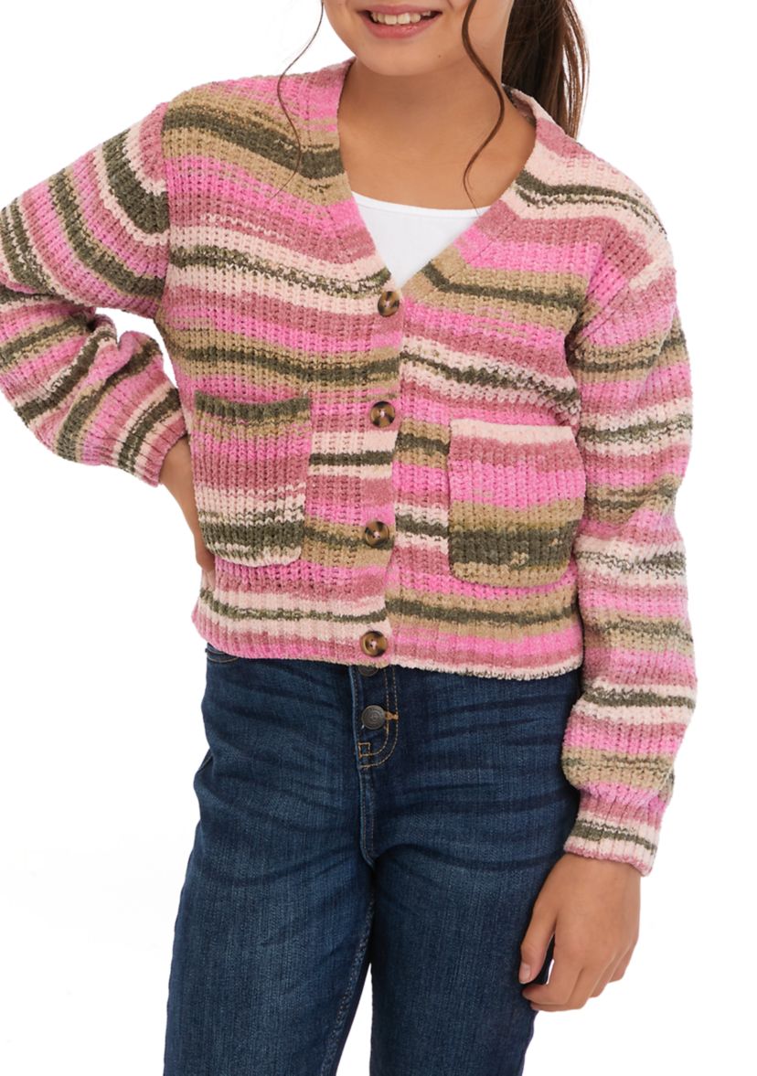 Girls 7-16 Oversized Cardigan