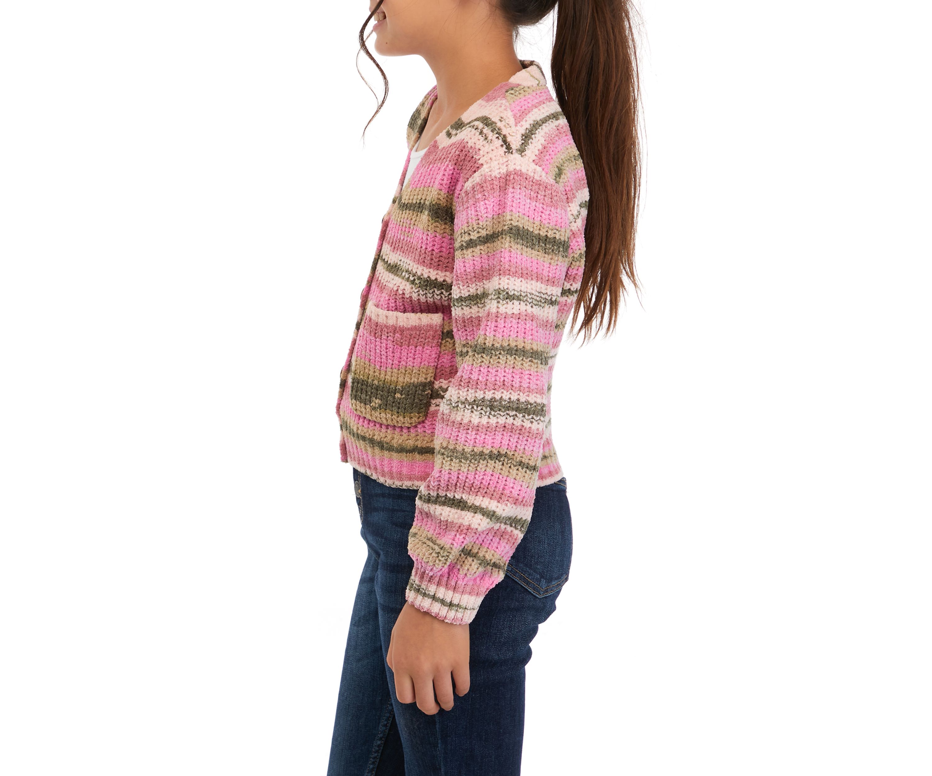 Girls 7-16 Oversized Cardigan