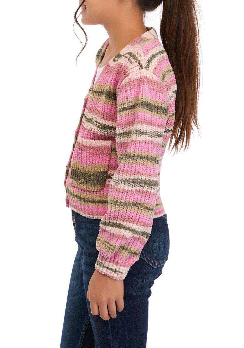Girls 7-16 Oversized Cardigan