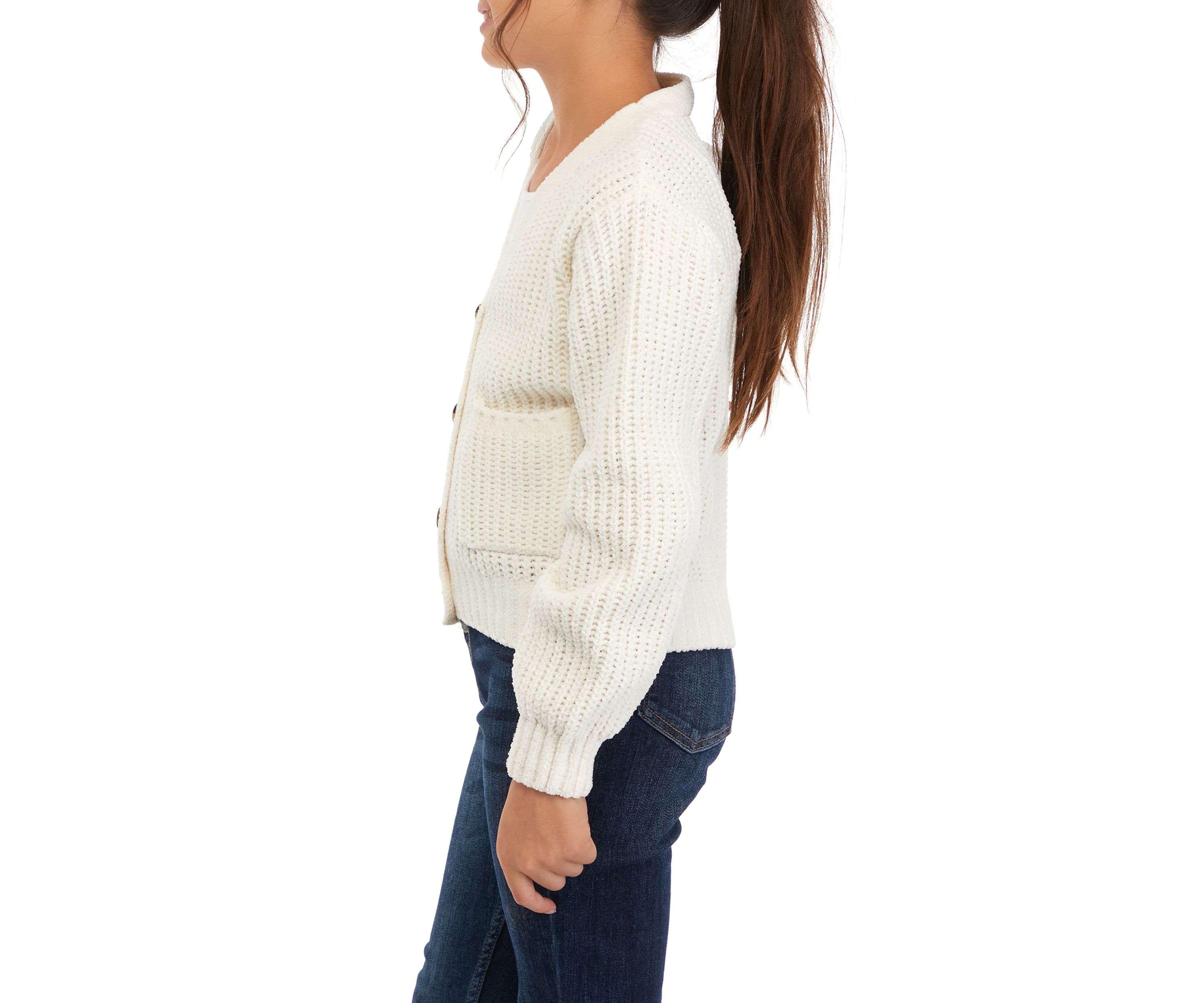Girls 7-16 Oversized Cardigan