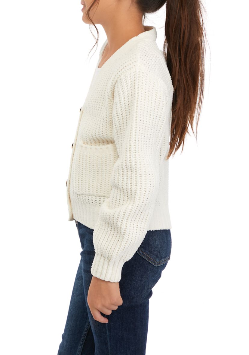 Girls 7-16 Oversized Cardigan