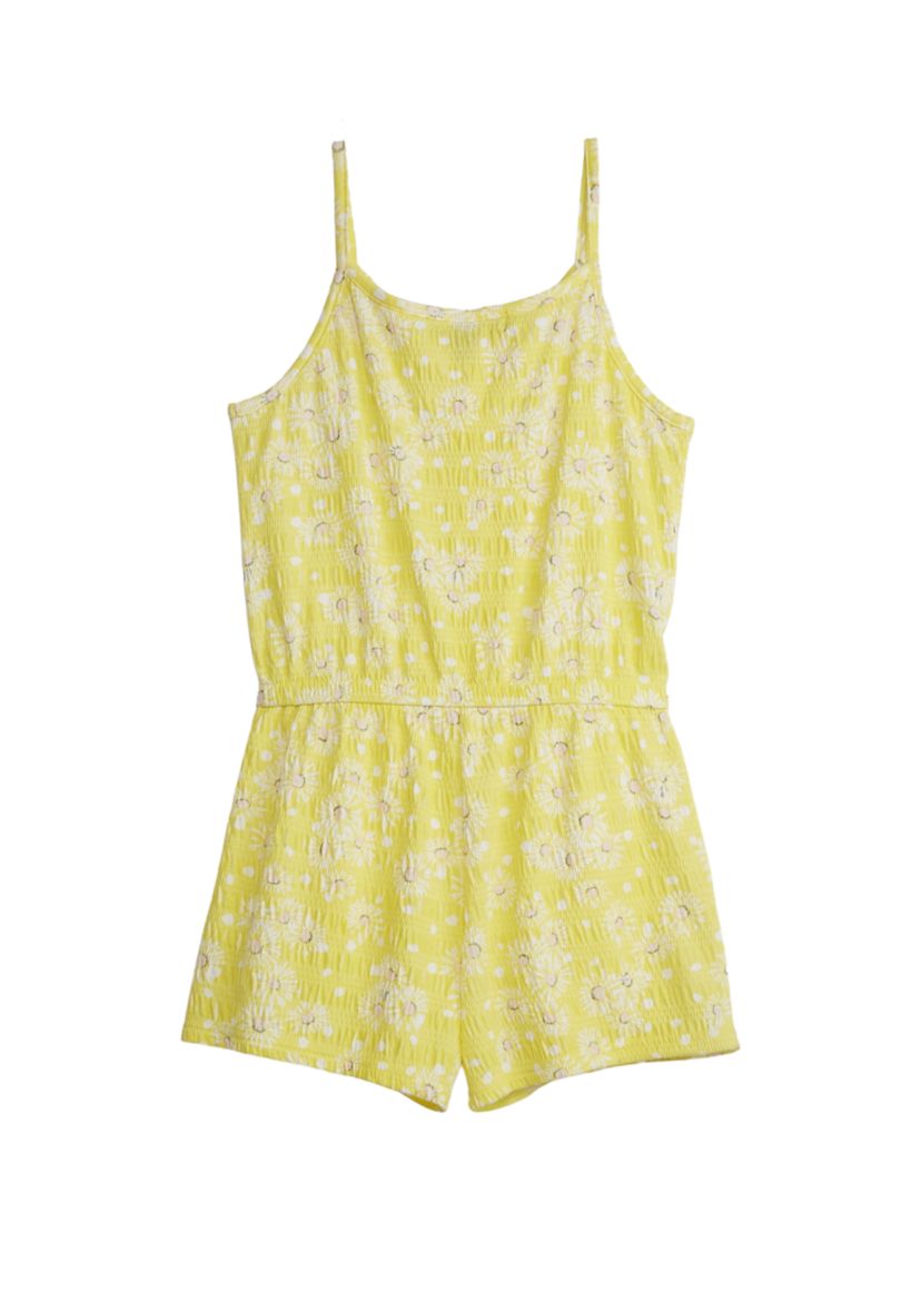 Girls 7-16 Knit Utility Romper 