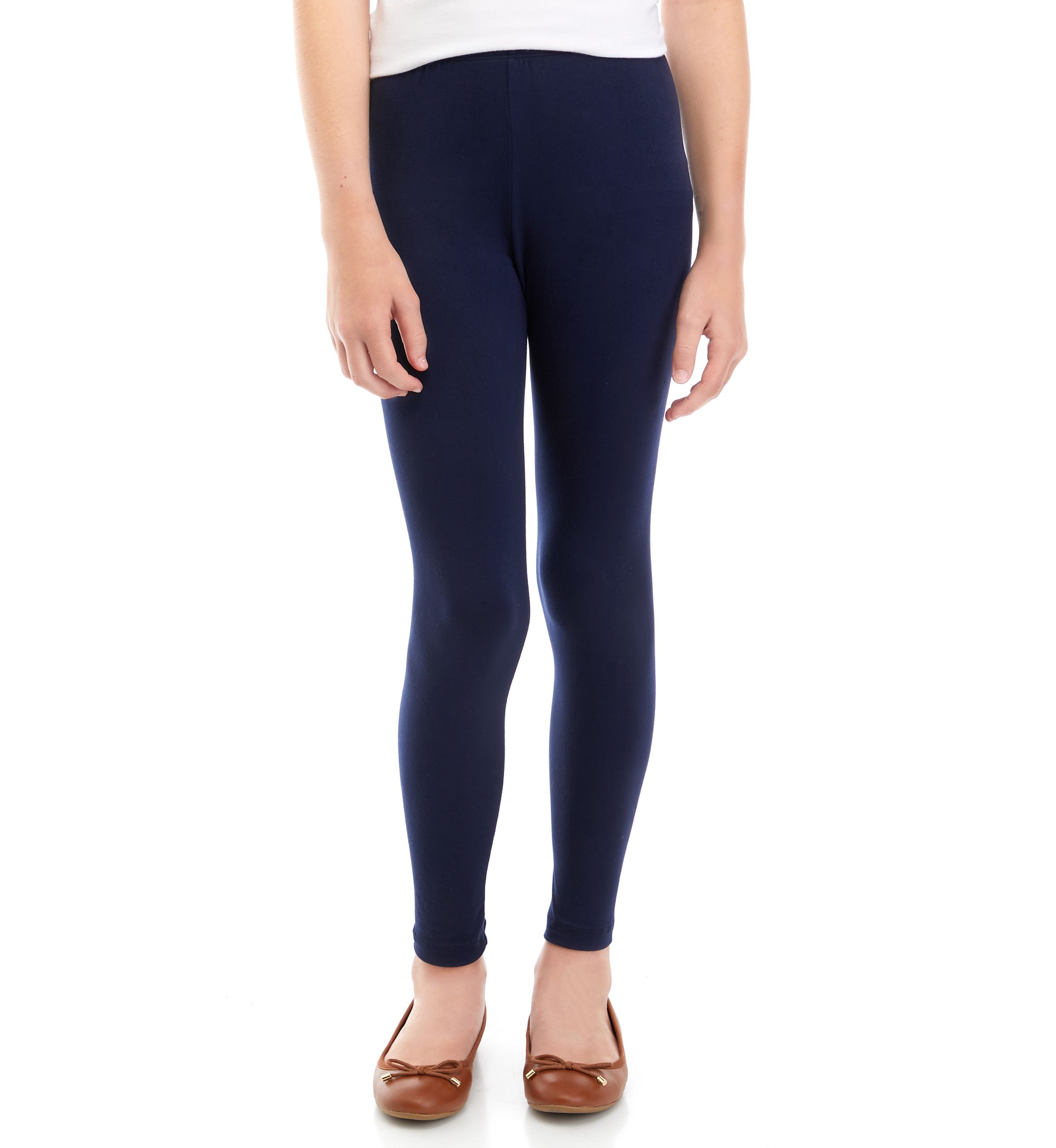 Girls 7-16 Solid Leggings